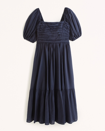Women's Emerson Floaty Puff Sleeve Midi Dress | Women's Dresses ...