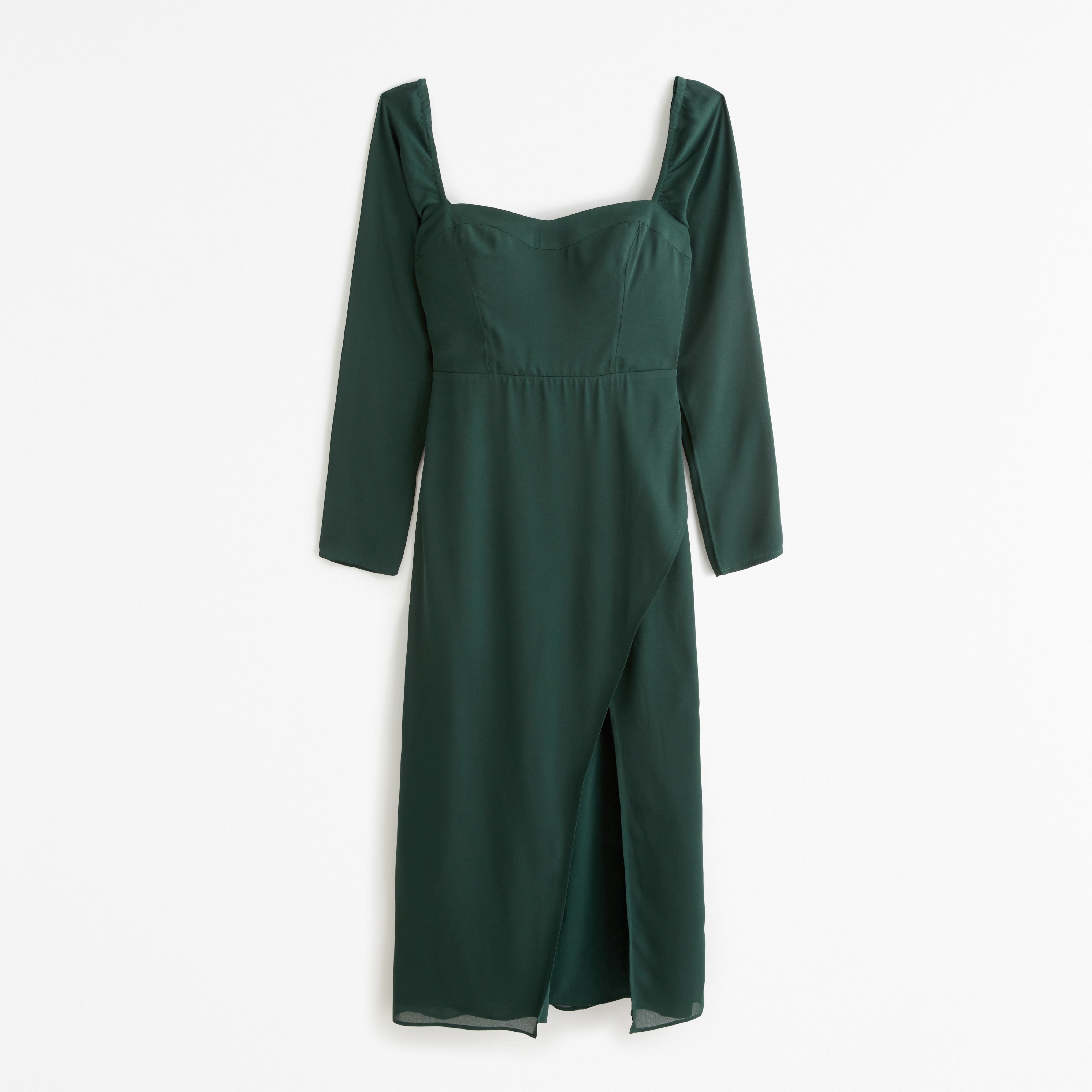 Womens long outlet sleeve midi dress