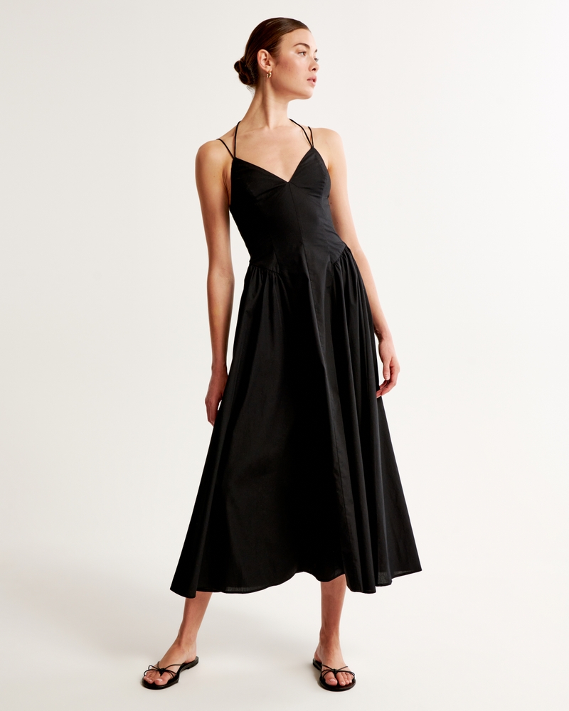 white christmas dresses Quinley Drop Waist Mini Dress