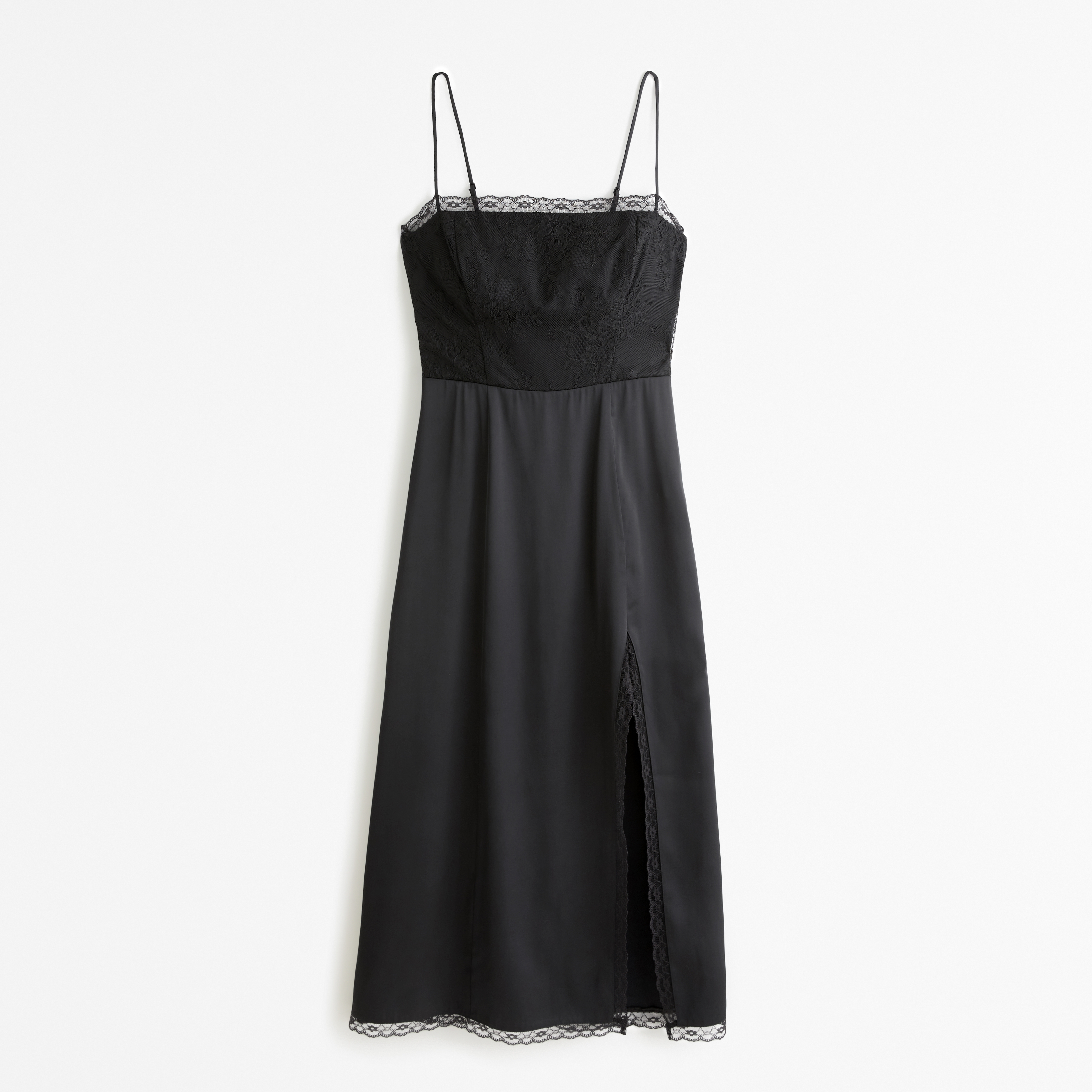 Women's Lace High-Slit Midi Dress | Women's Clearance | Abercrombie.com