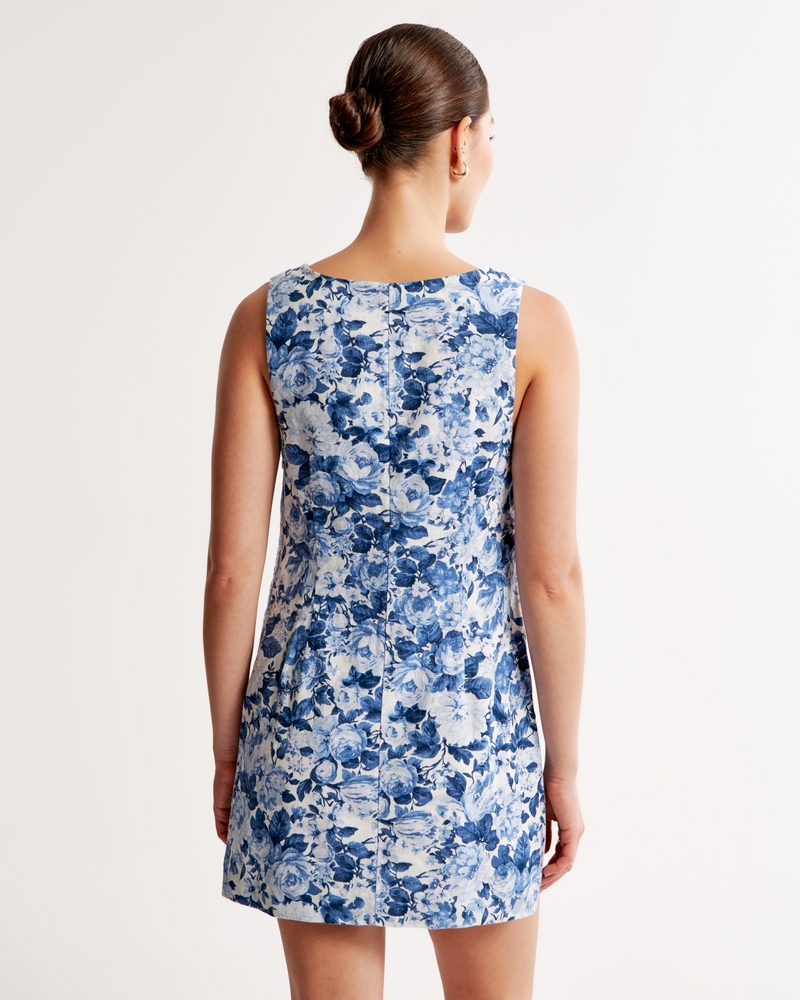 Women's Linen-Blend Wide Strap Mini Dress, Women's Dresses & Jumpsuits
