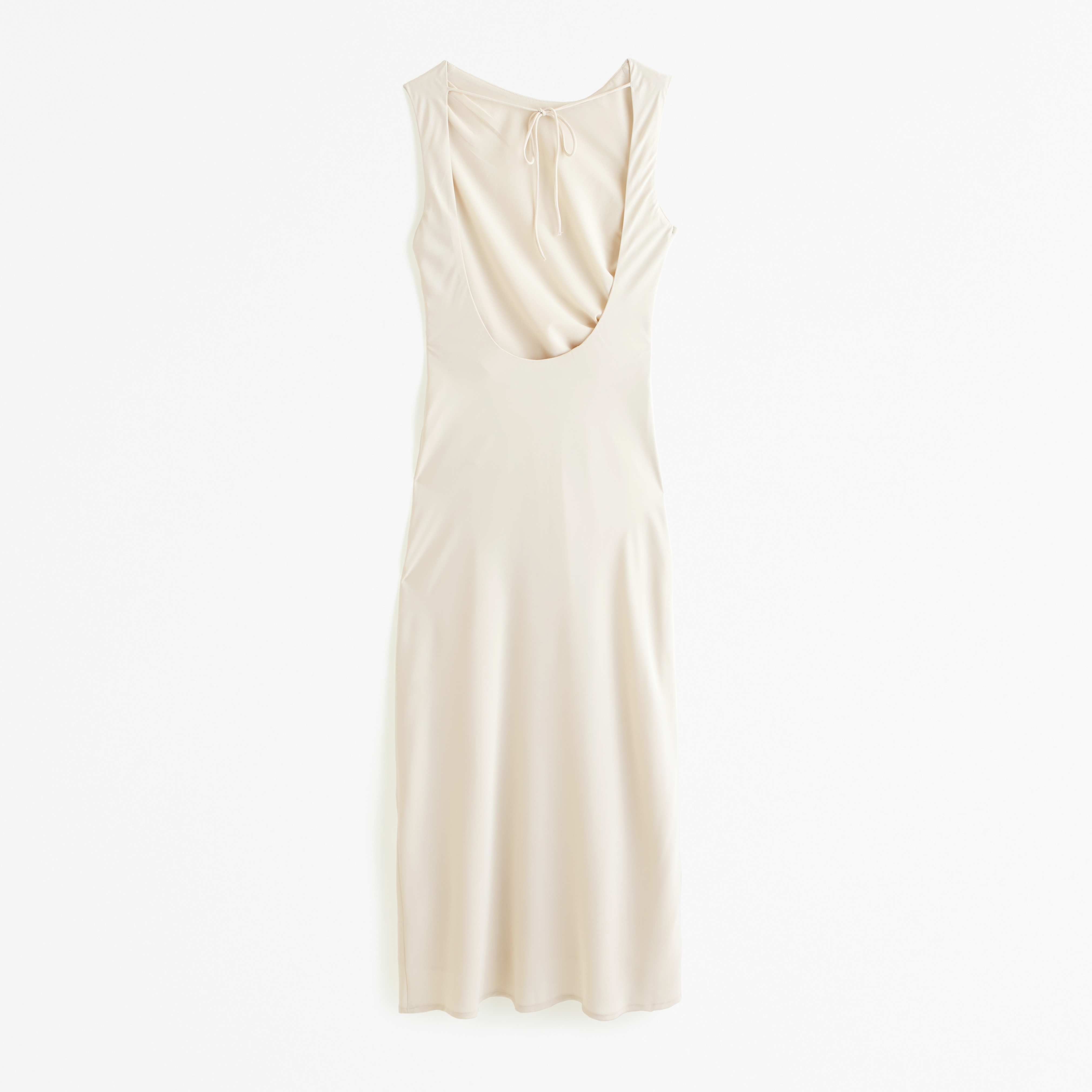 Women's Draped High-Neck Shell Midi Dress | Women's Dresses