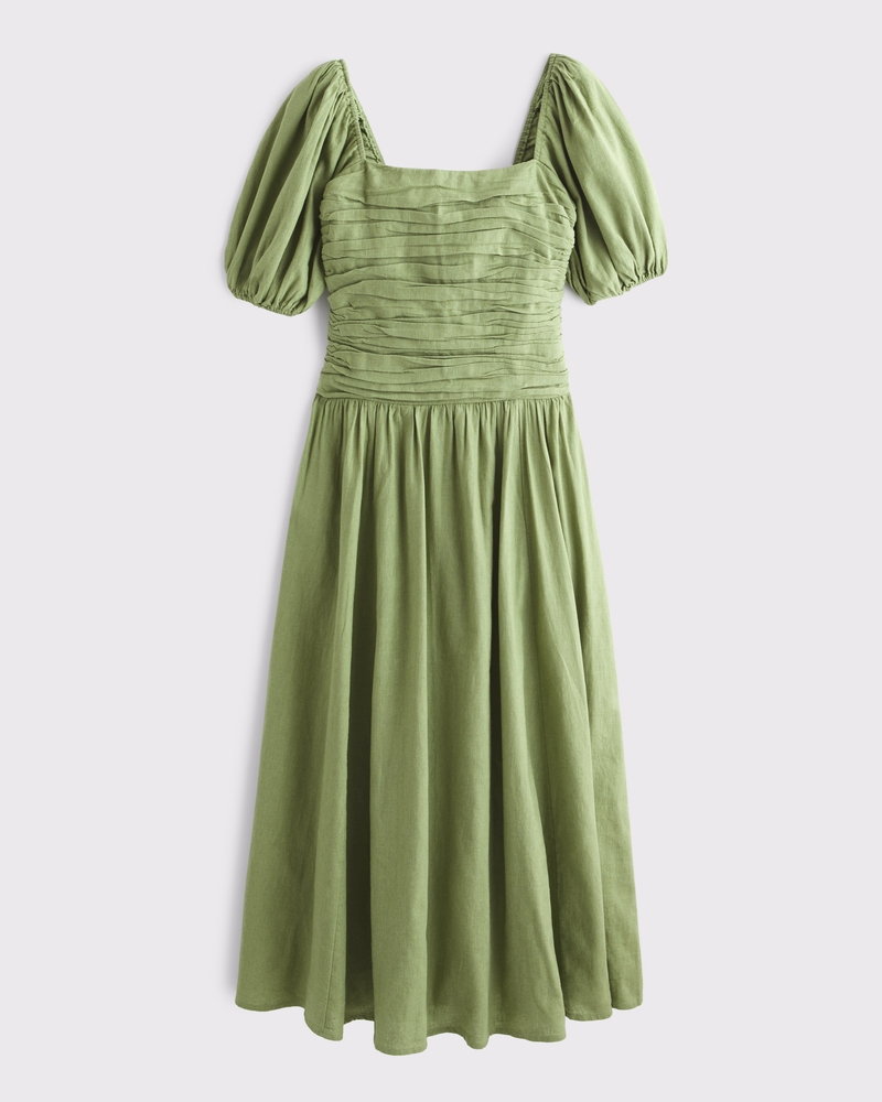 Damen Das A&F Emerson Maxikleid mit tiefer Taille | Damen Kleider und Jumpsuits | Abercrombie.com