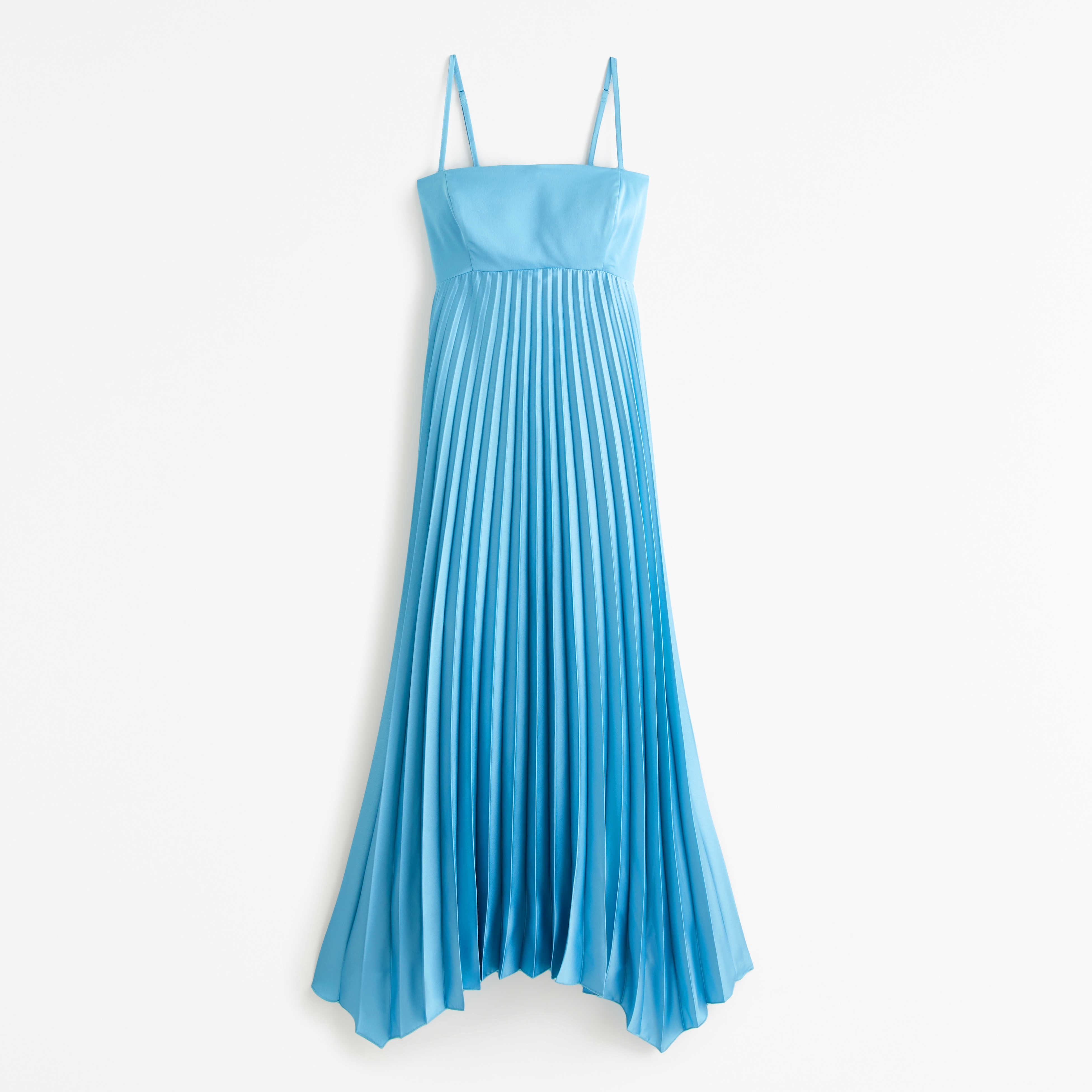 Women's The A&F Giselle Clasp-Back Pleated Midi Dress | Women's Clearance |  Abercrombie.com