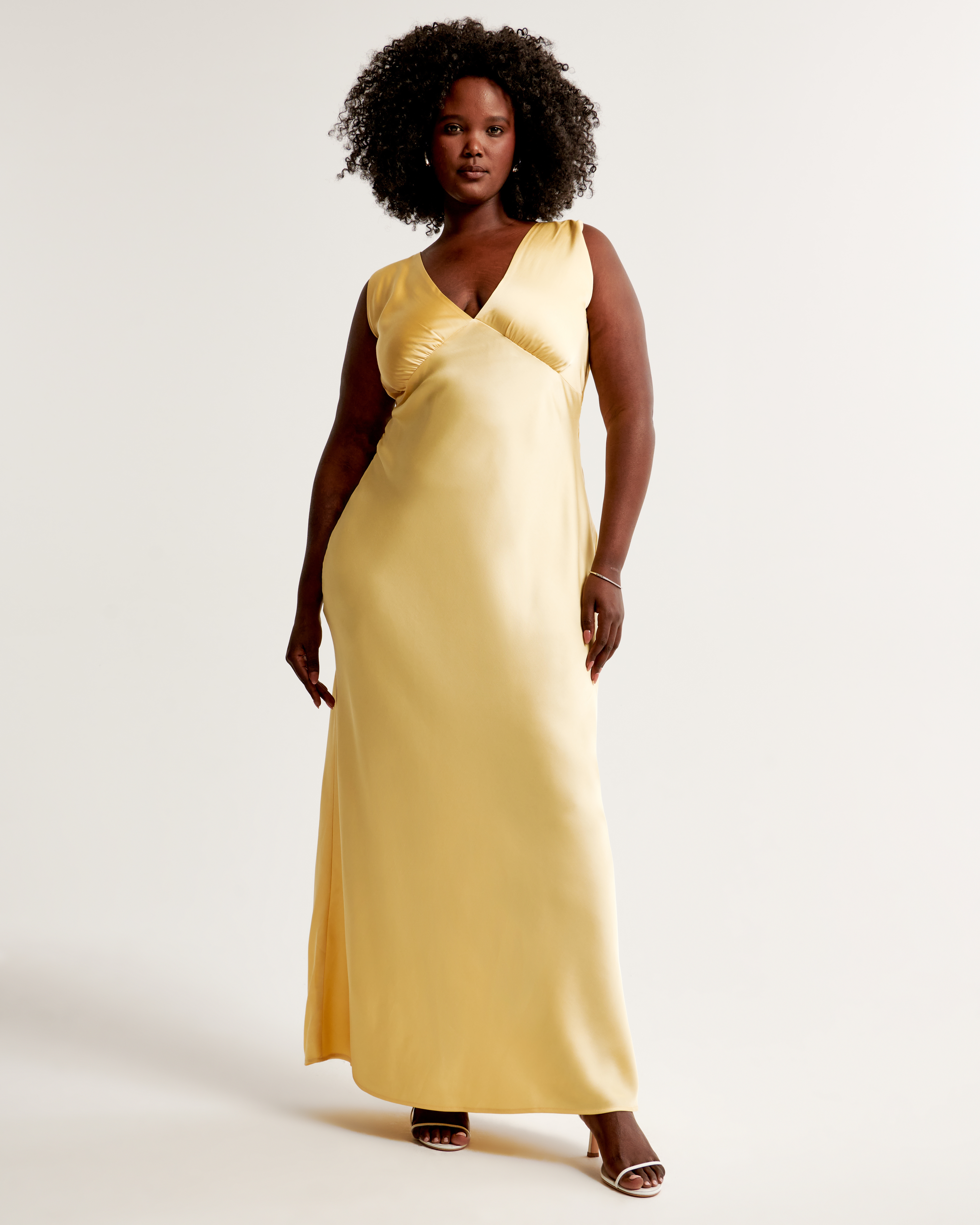 Women's Plunge Cowl Back Maxi Dress | Women's Dresses & Jumpsuits |  Abercrombie.com