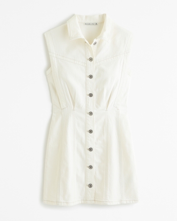 Collared Denim Shirt Dress from Abercrombie & Fitch - $22.97