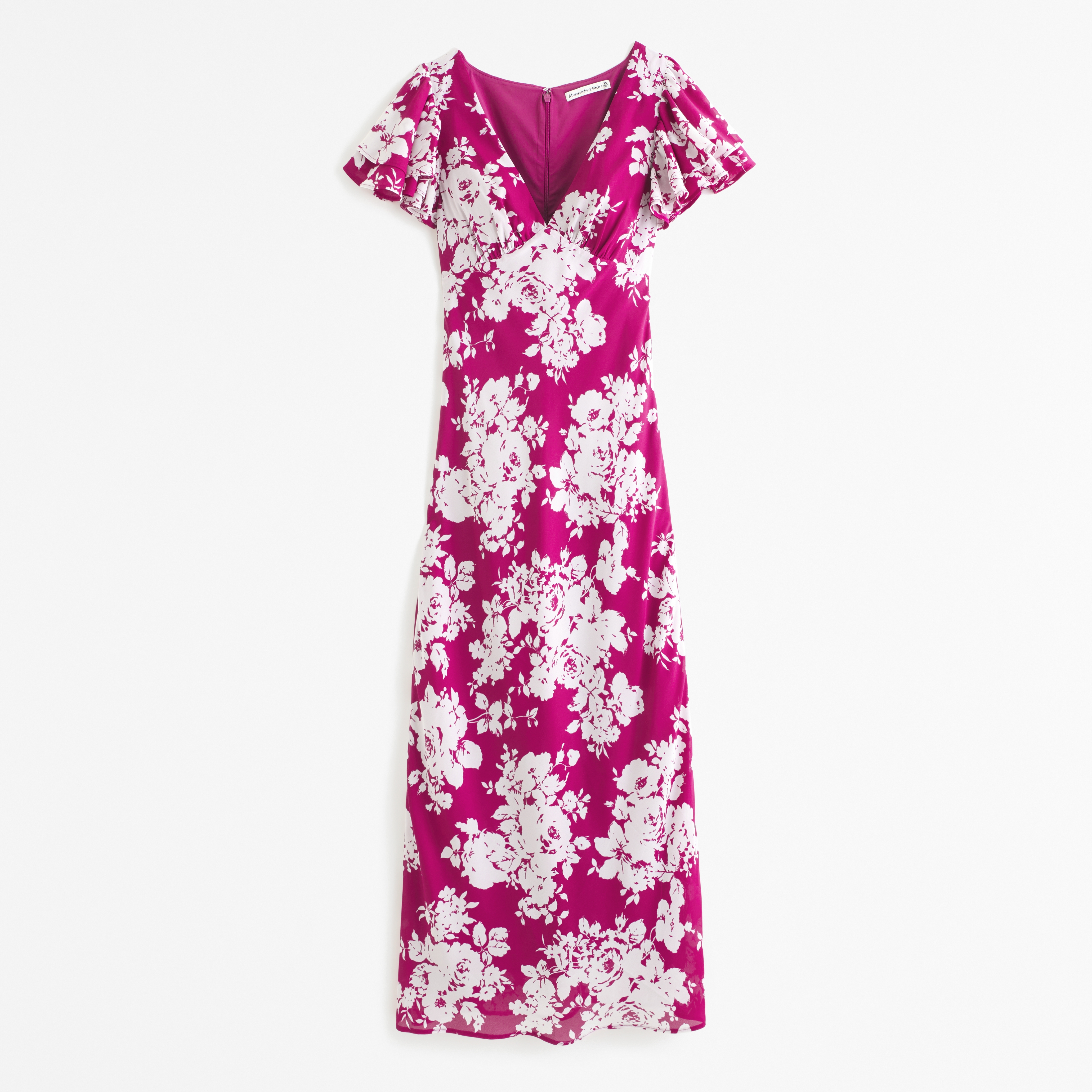Women's Ruffle Sleeve Slip Maxi Dress | Women's Sale ...