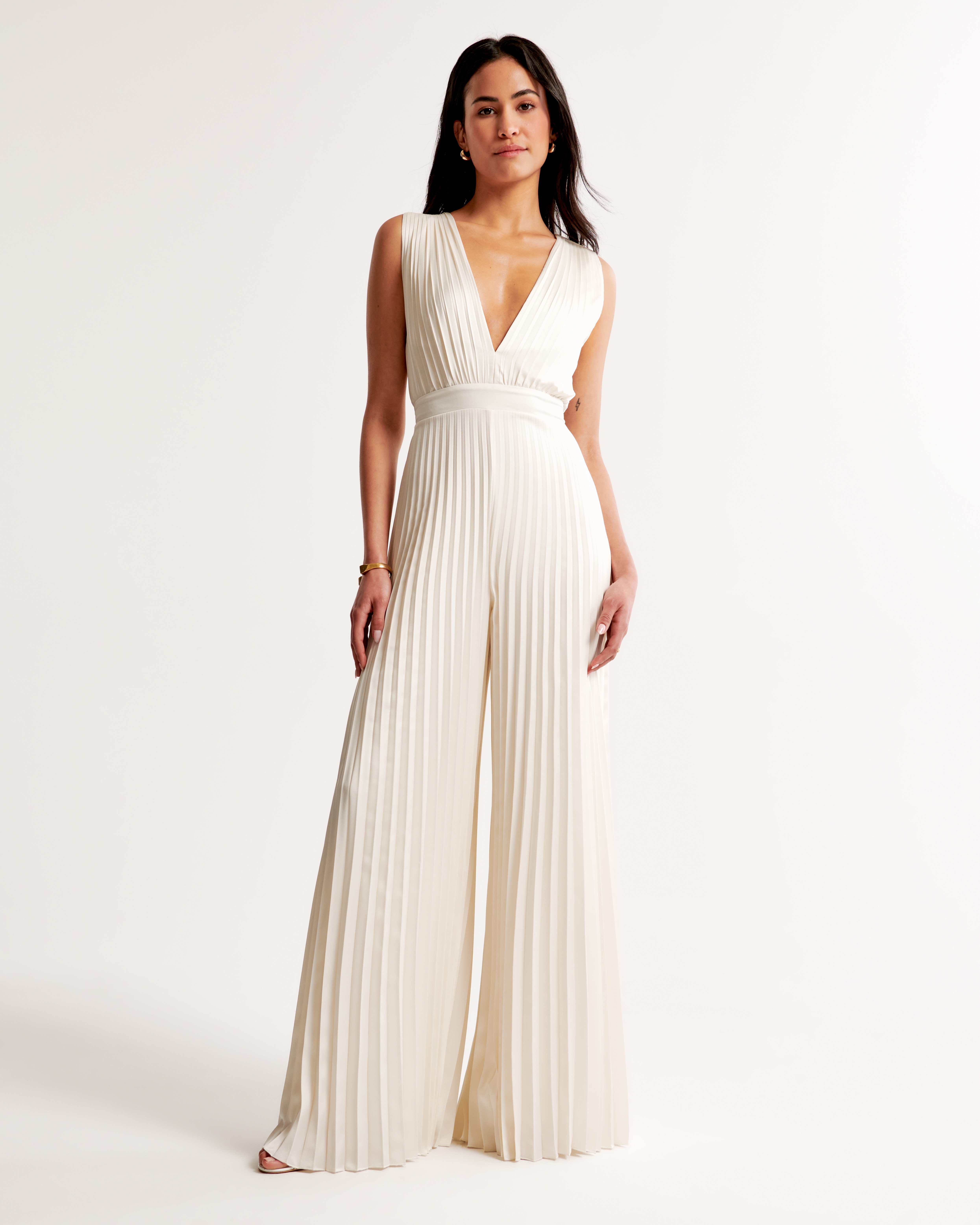 Abercrombie striped fashion jumpsuit