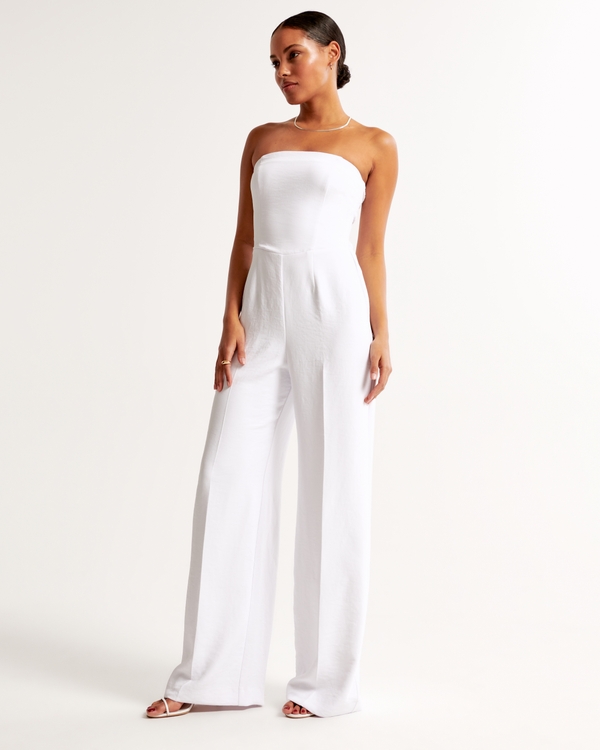 Strapless Premium Crepe Jumpsuit