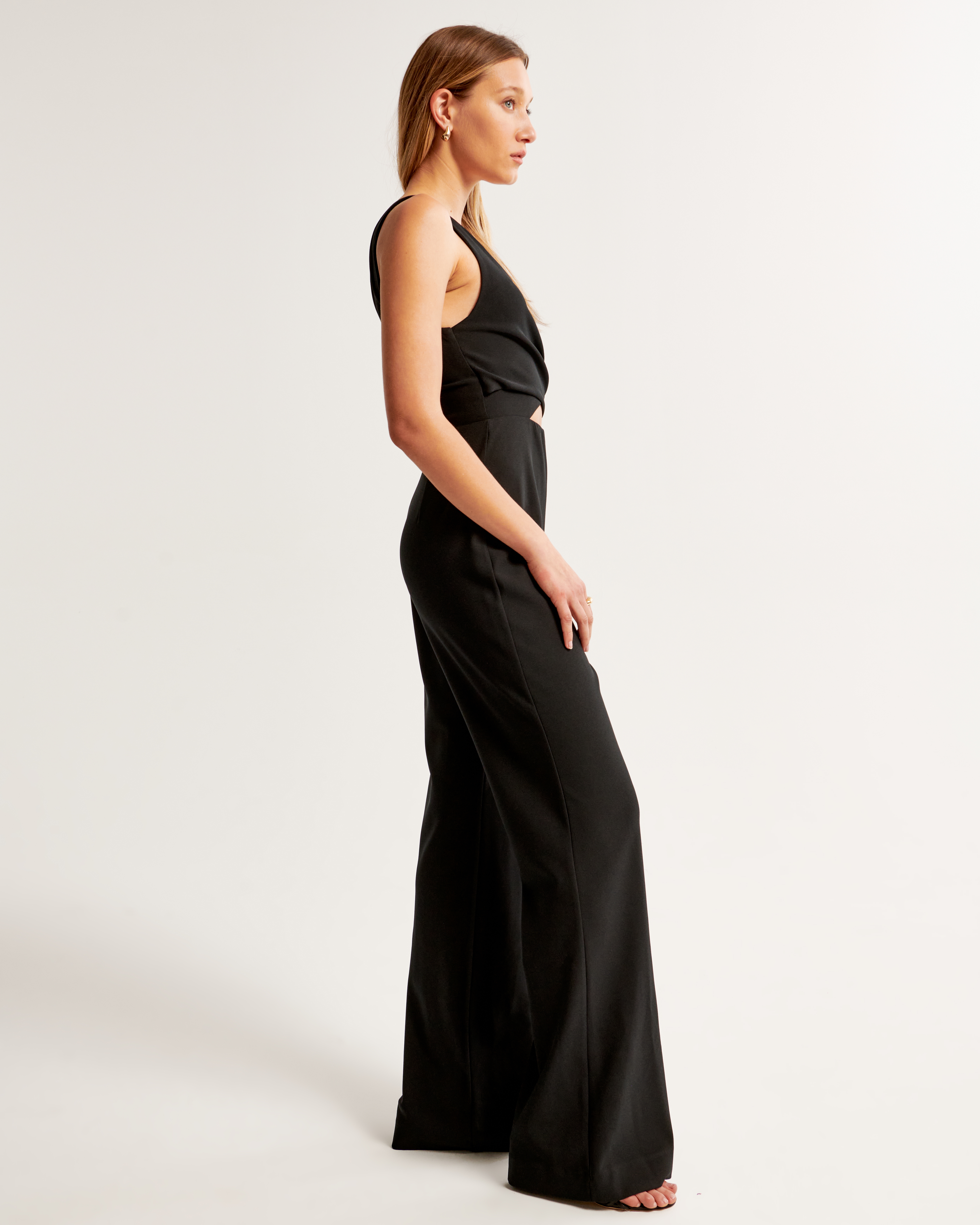 Women's Plunge Cutout Jumpsuit | Women's Dresses & Jumpsuits