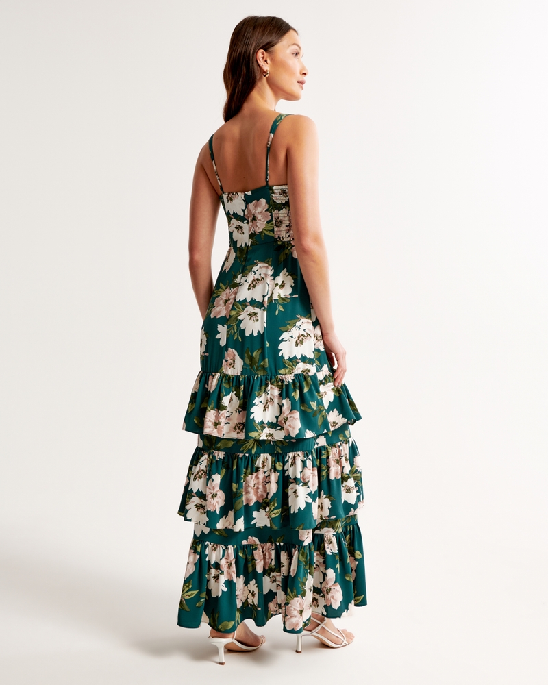 Drama Ruffle Tiered Gown