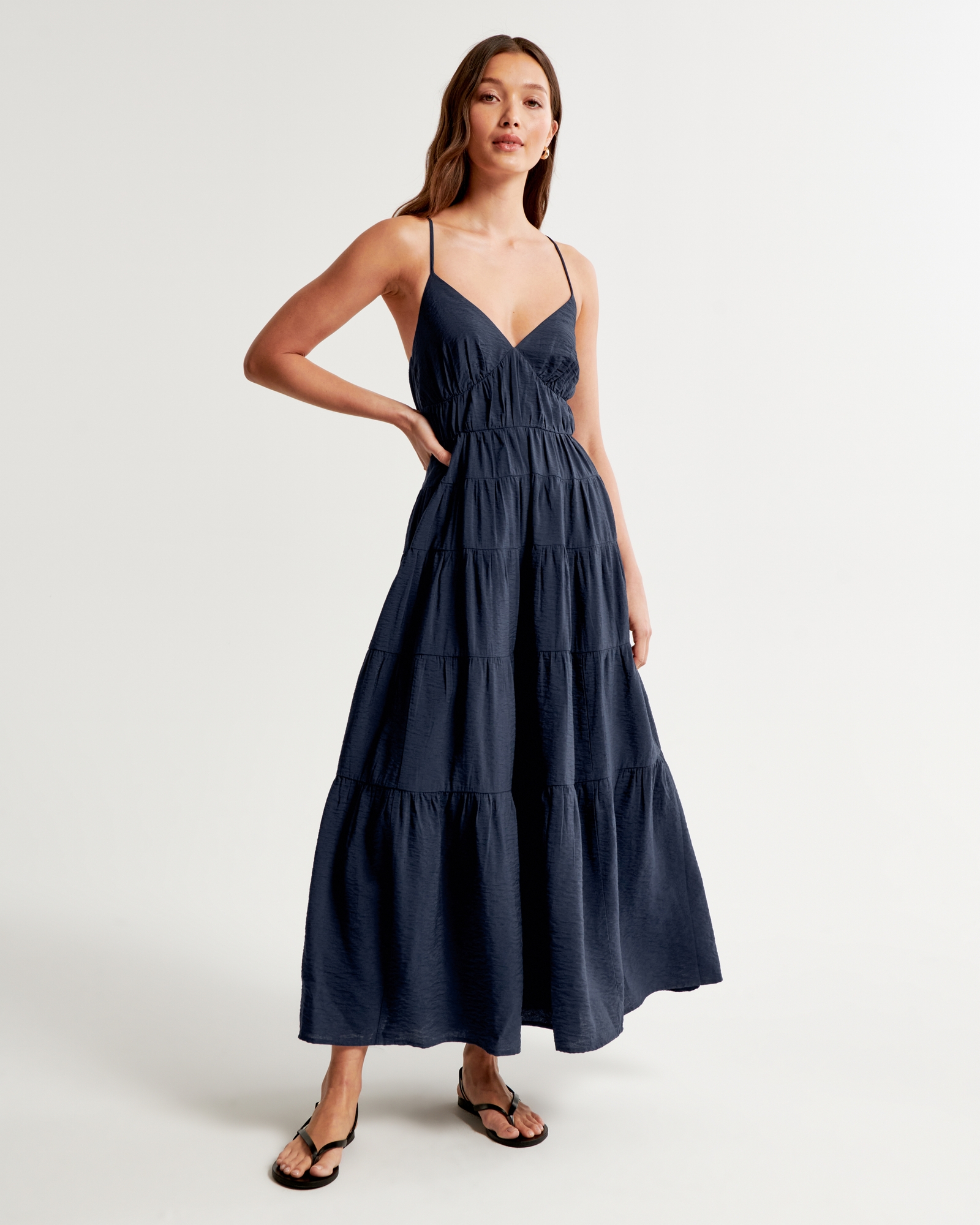Flowy Tiered Cami Dress – Addie's Boutique