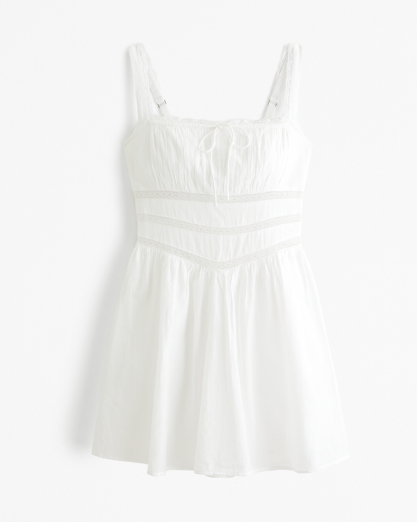 Abercrombie and fitch outlet white dress