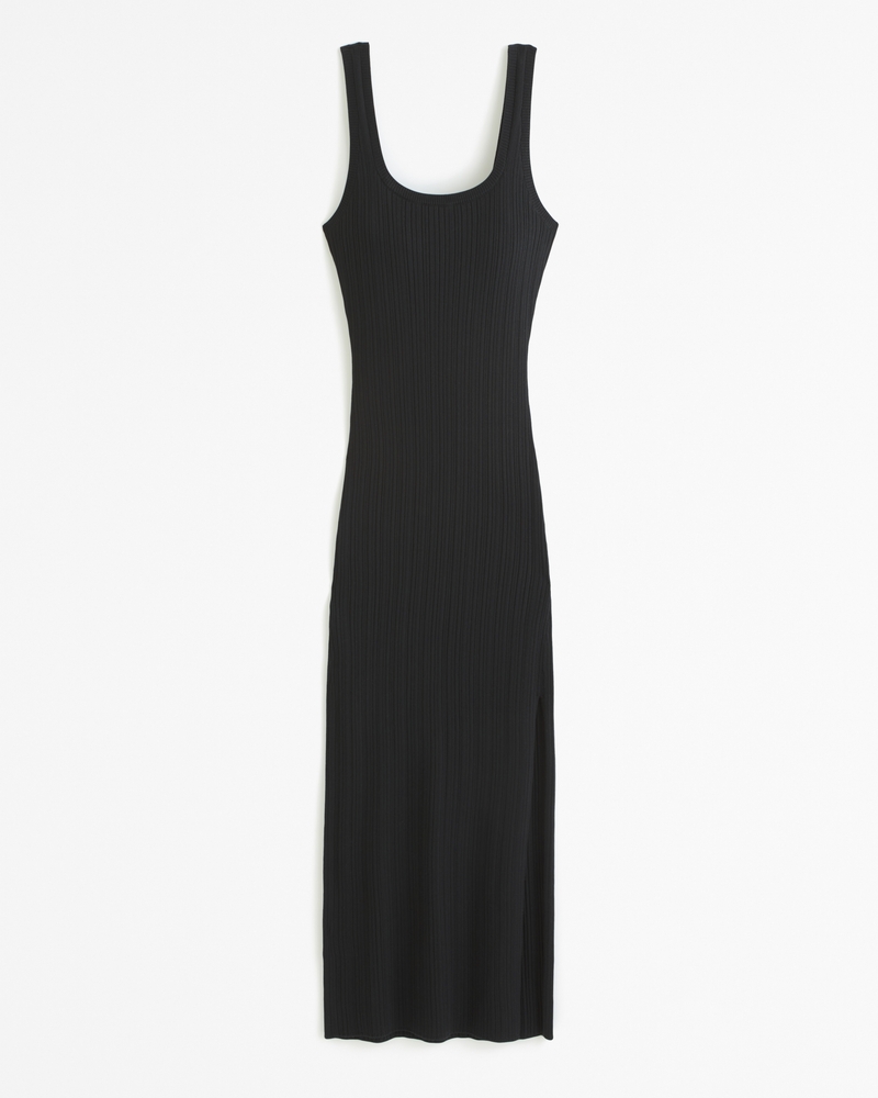 Knit ribbed midi dress deals
