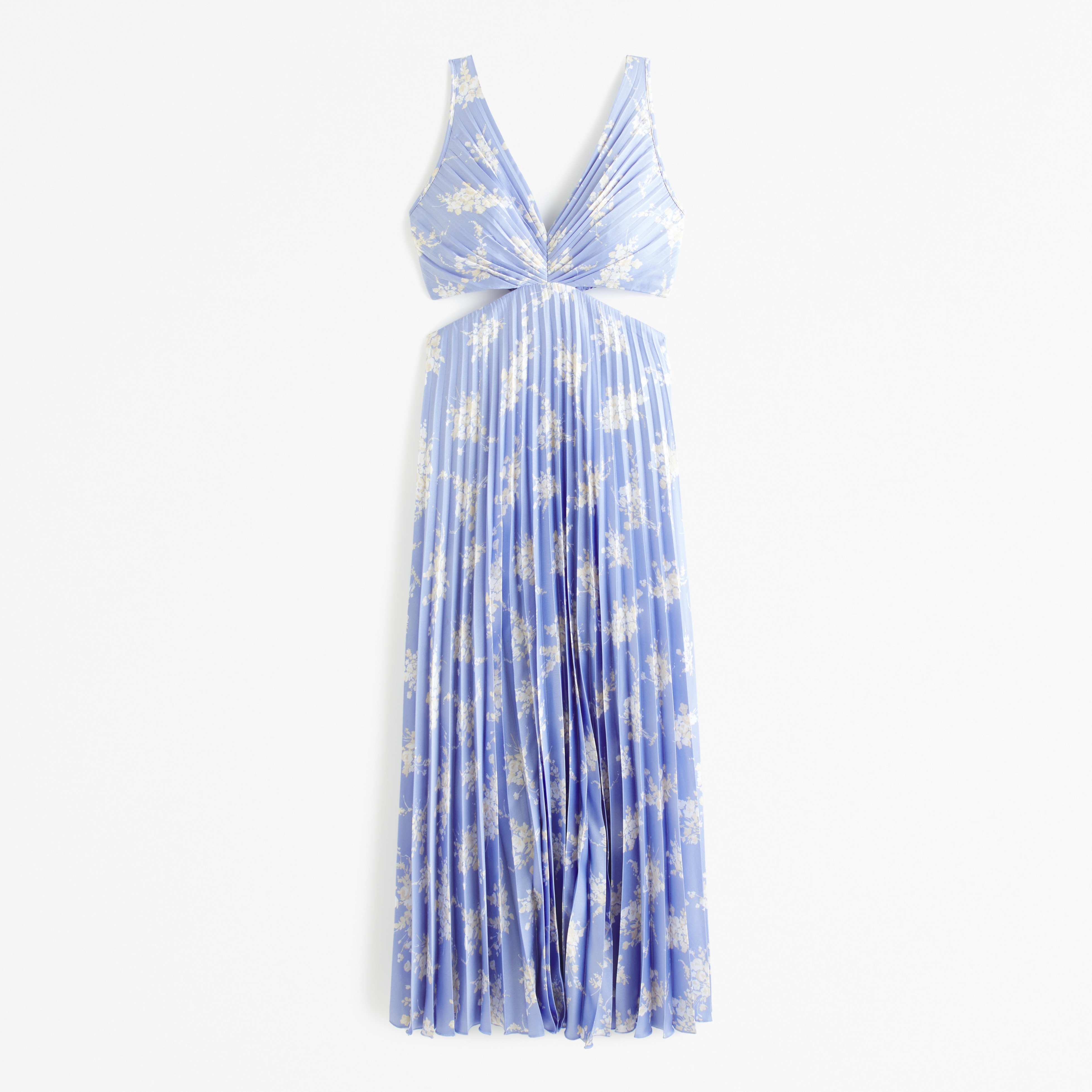 Women's The A&F Giselle Pleated Cutout Maxi Dress | Women's