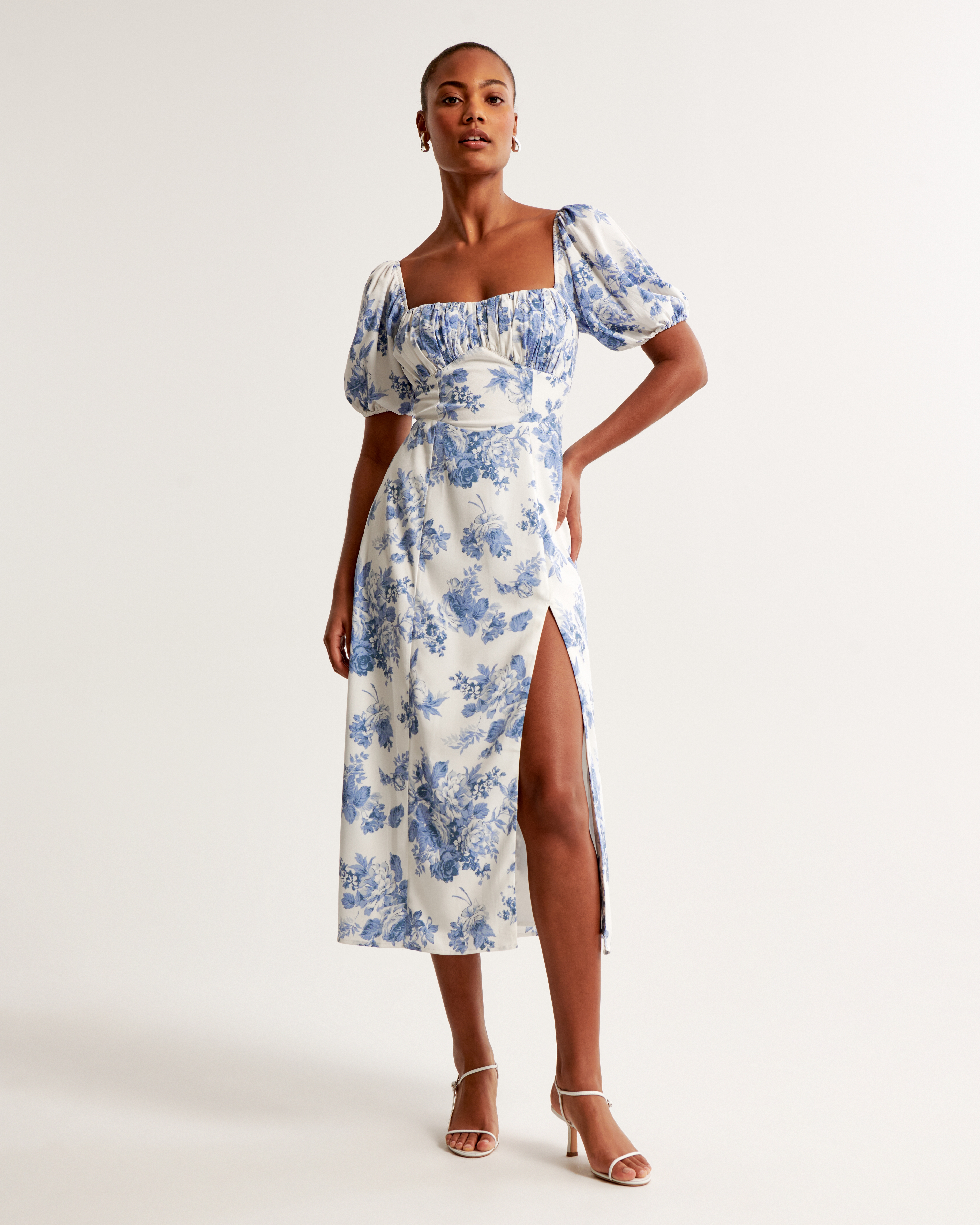 Abercrombie floral dress best sale