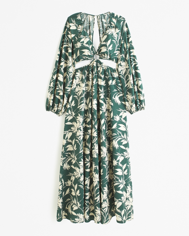 Long sleeve flowy outlet maxi dress