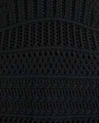 Crochet-Style Mini Dress