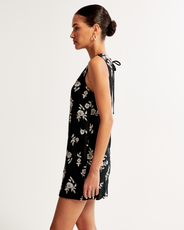 knee length dresses for ladies Shiloh Embroidered Mini Dress Natural / S