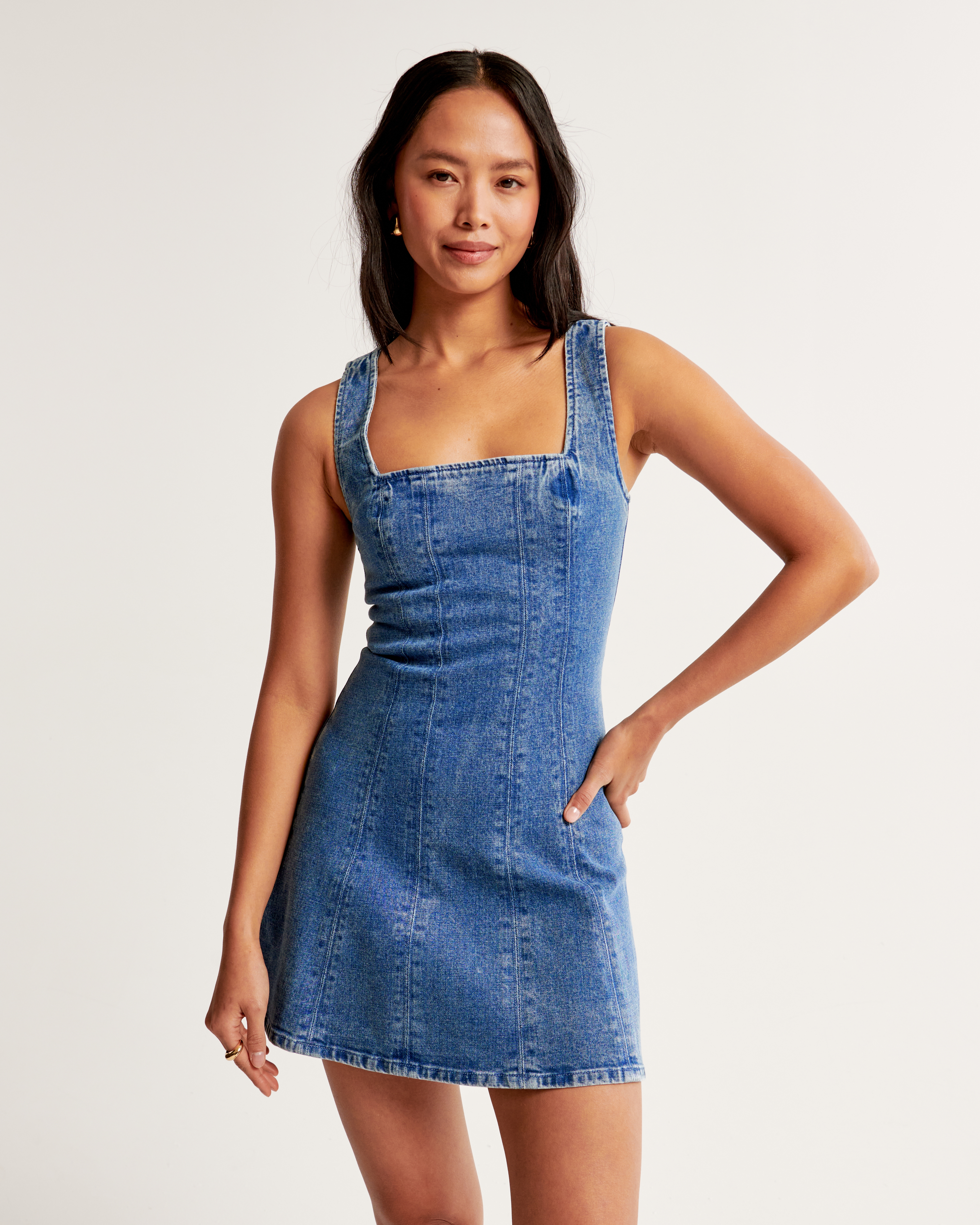 A line jean dress hotsell