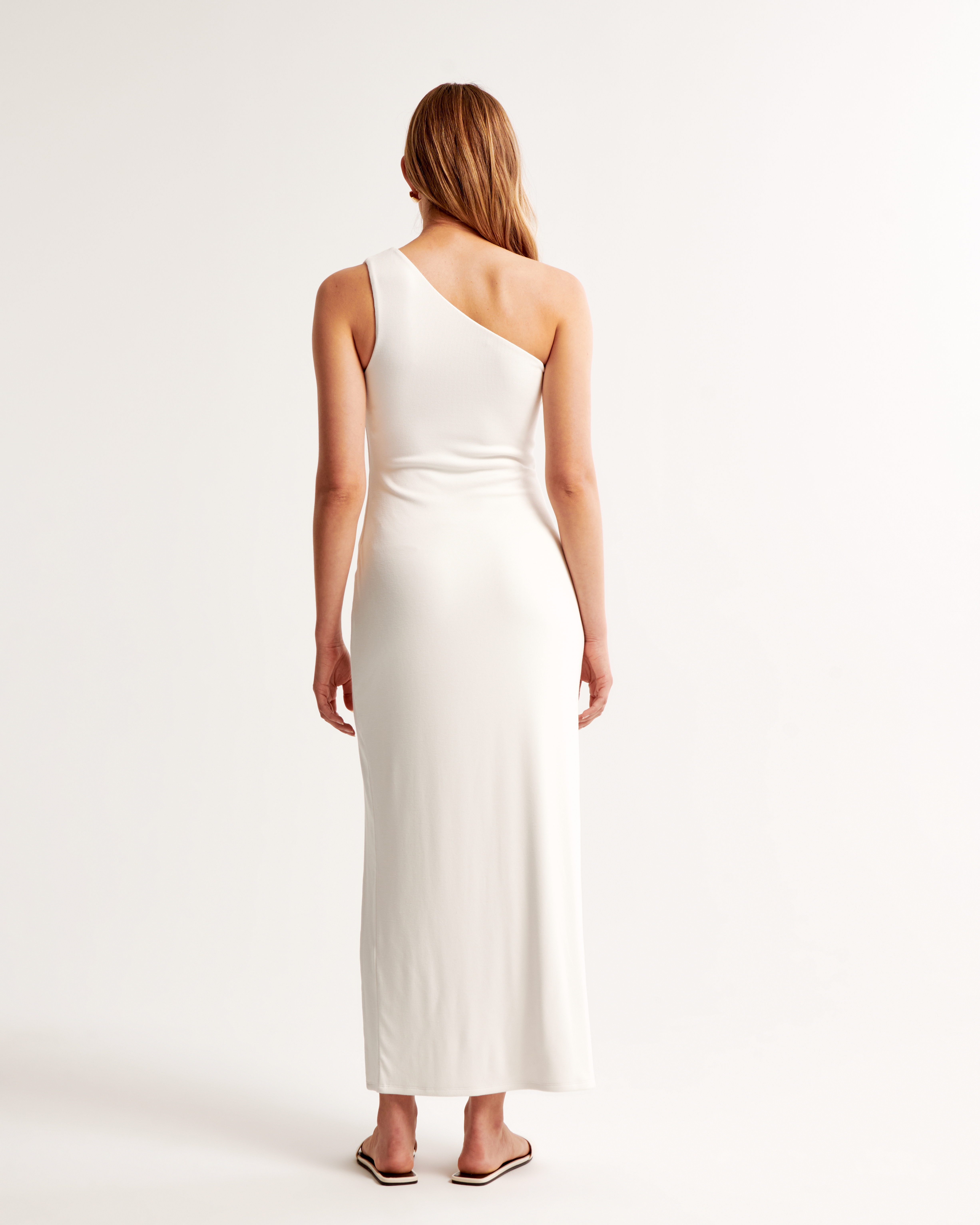 Women's One-Shoulder Knit Maxi Dress | Women's Dresses & Jumpsuits