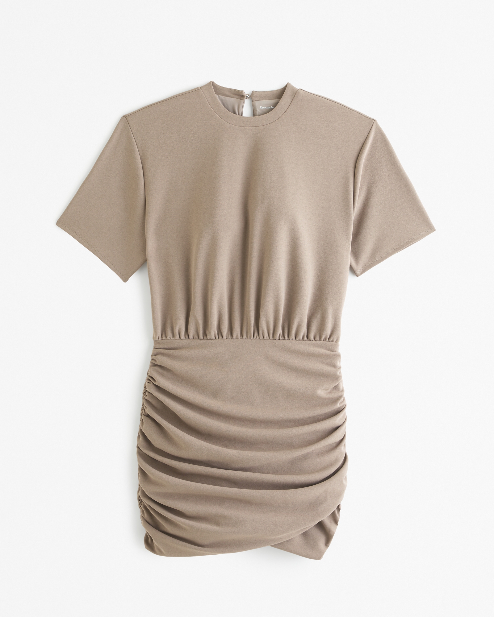 Abercrombie & Fitch + Multiway Ruched Halter Mini Dress