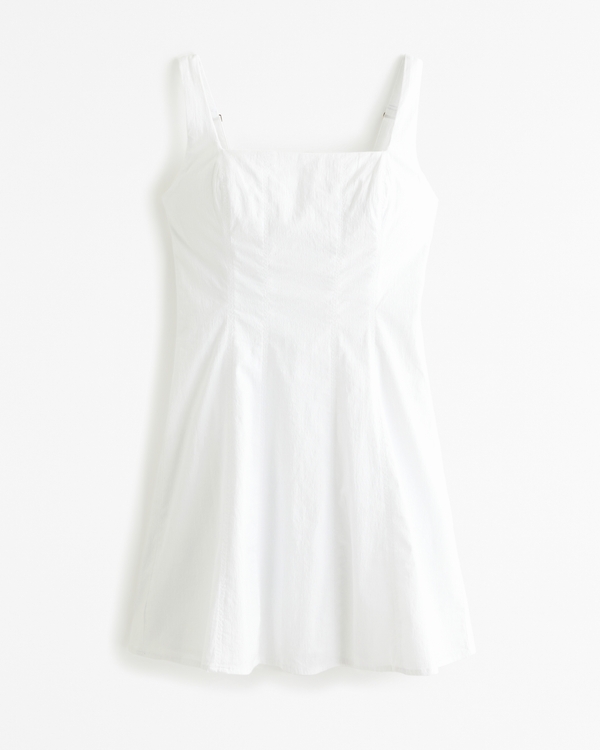 Women's Stretch Cotton A-Line Mini Dress | Women's Dresses & Jumpsuits | Abercrombie.com