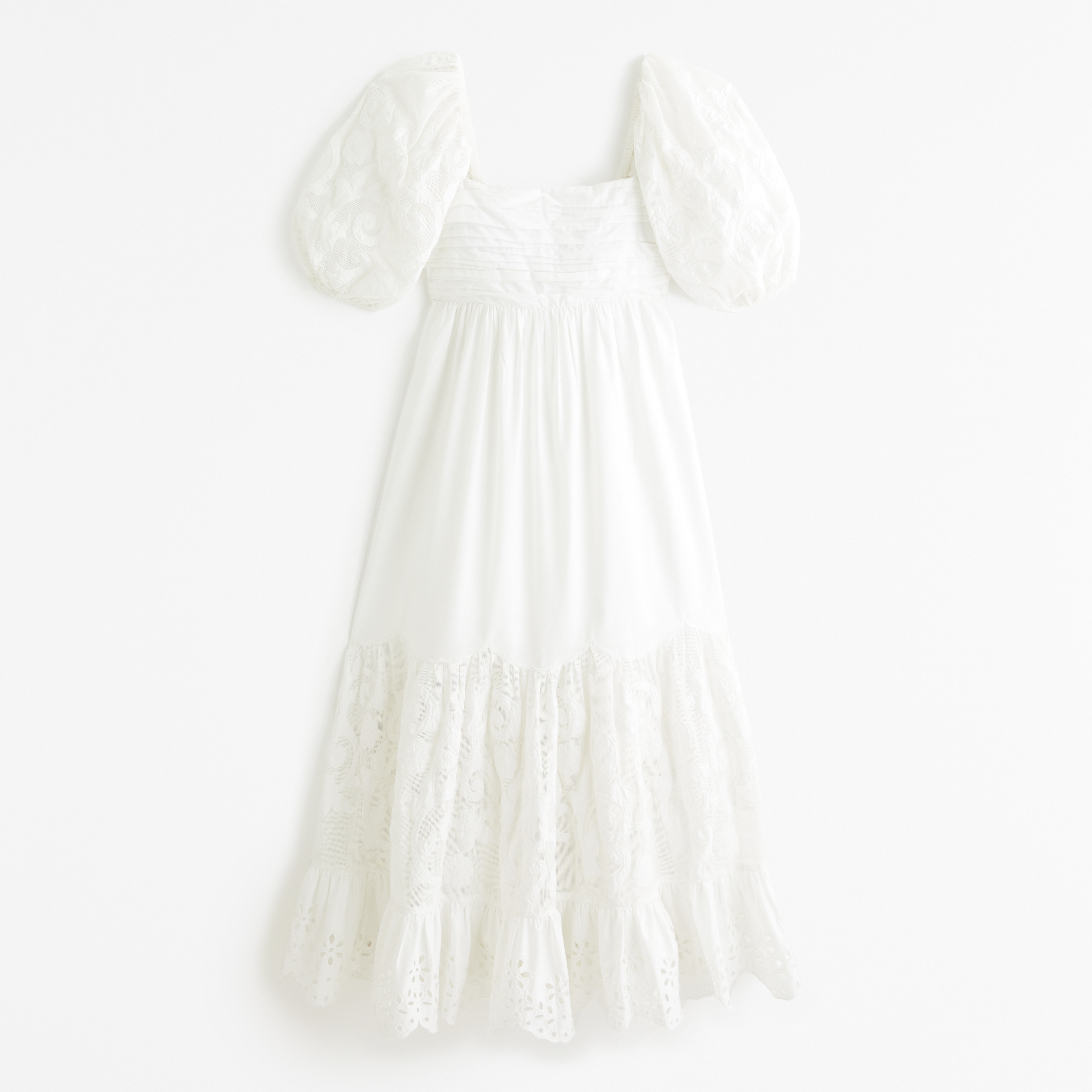 Abercrombie Girls XL White Lace Dress