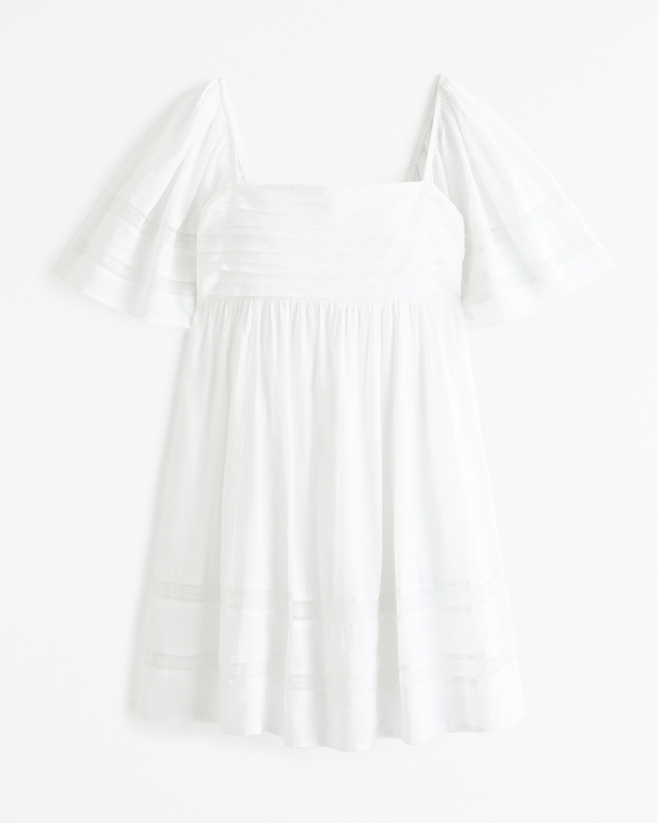 Femme Mini robe à bordures en dentelle Emerson | Femme Robes et combinaisons | Abercrombie.com