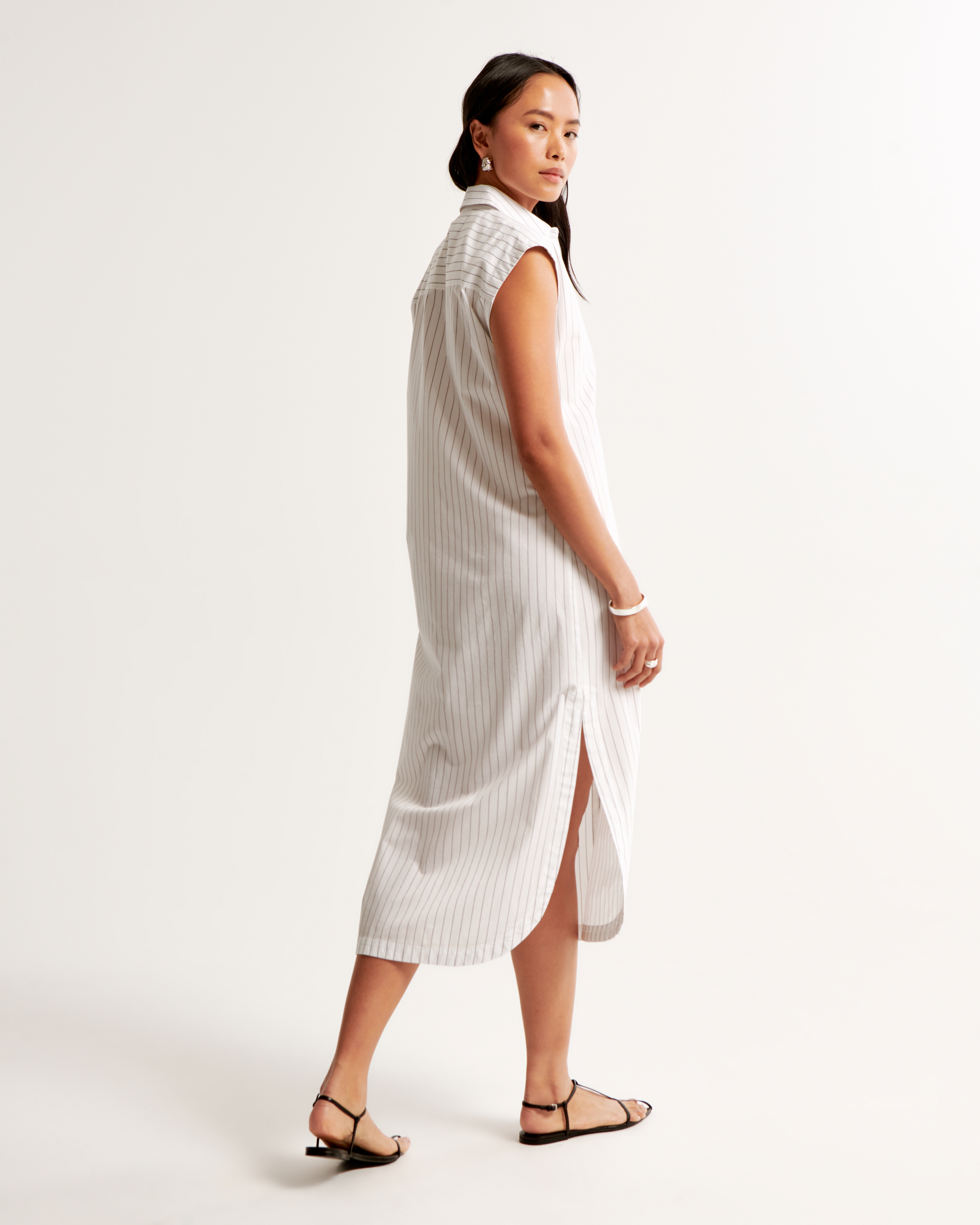 Женские платья Abercrombie & Fitch Button-Through Midi Shirt Dress — фото 3