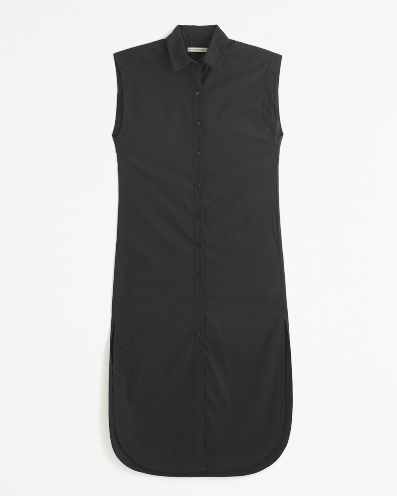 Women's Button-Through Midi Shirt Dress | Women's Clearance