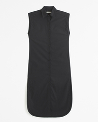 Button-Through Midi Shirt Dress