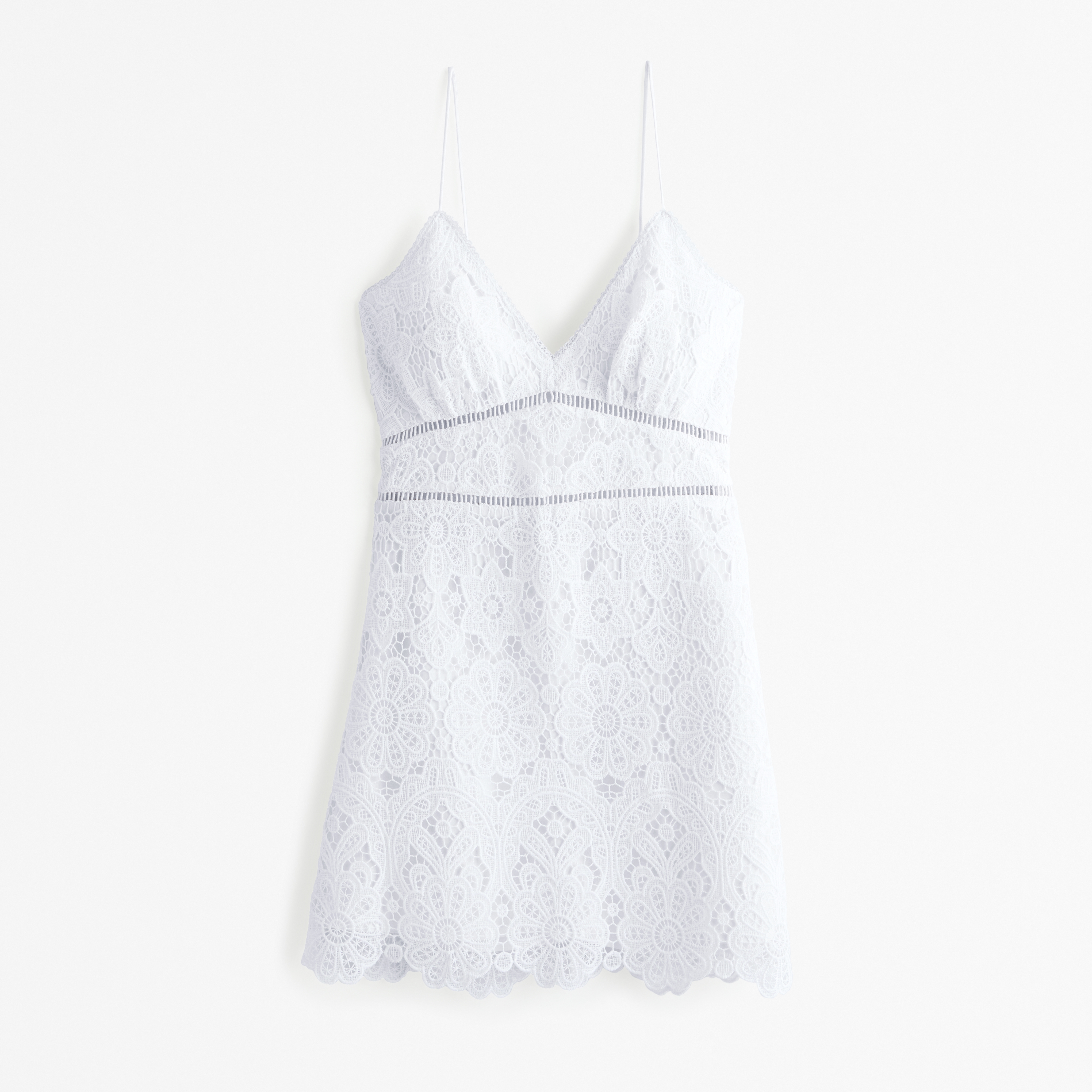 Abercrombie Girls XL White Lace Dress