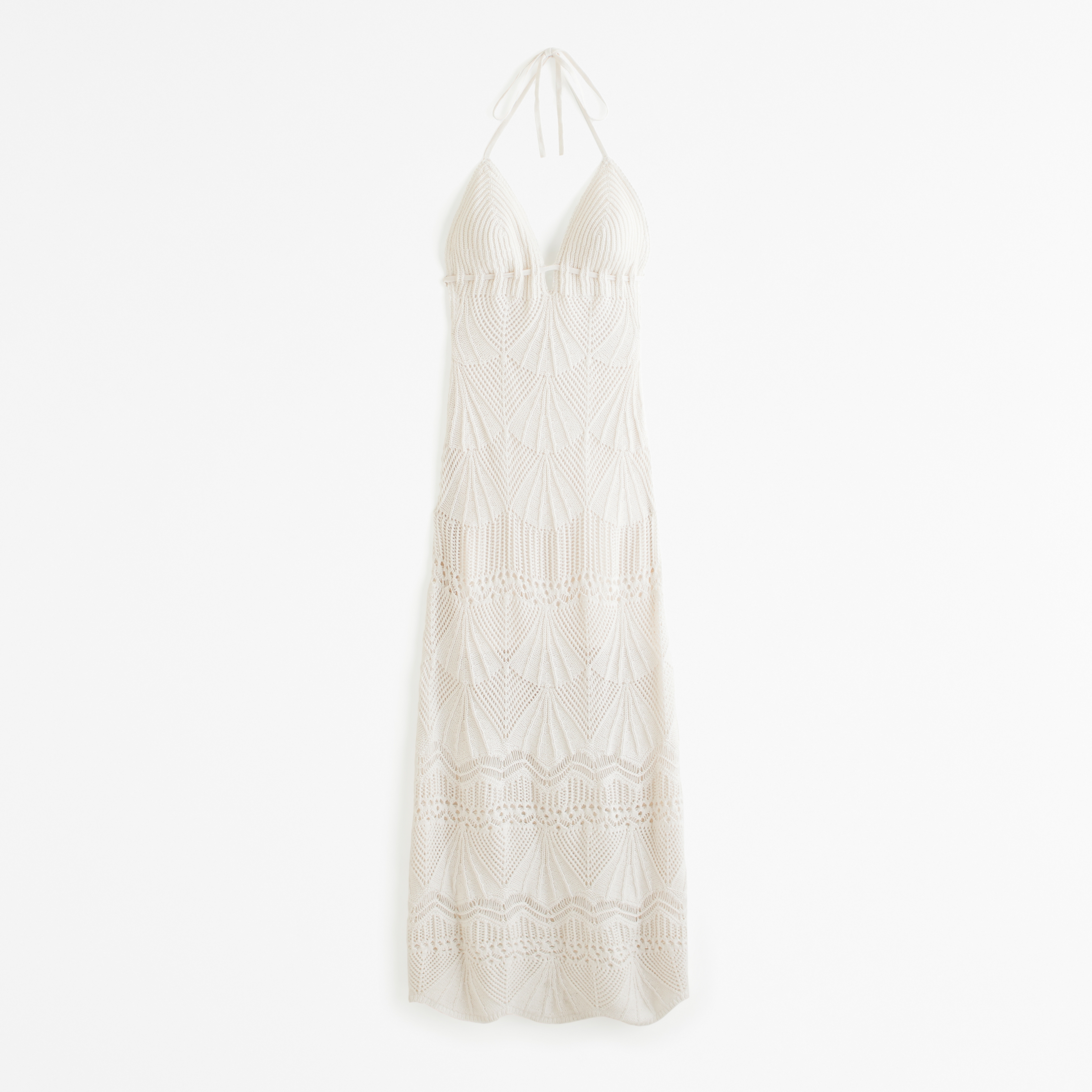 Women's Crochet-Style Halter Maxi Dress | Women's Dresses