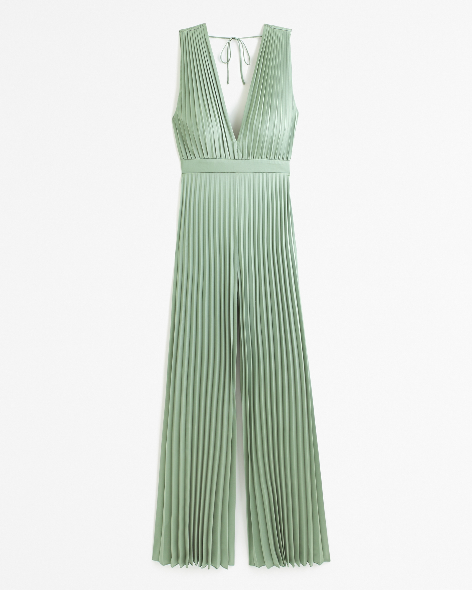Women's The A&F Giselle Pleated Jumpsuit | Women's Clearance