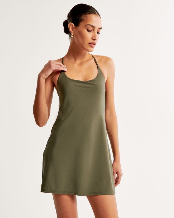 Traveler Mini Dress, Green