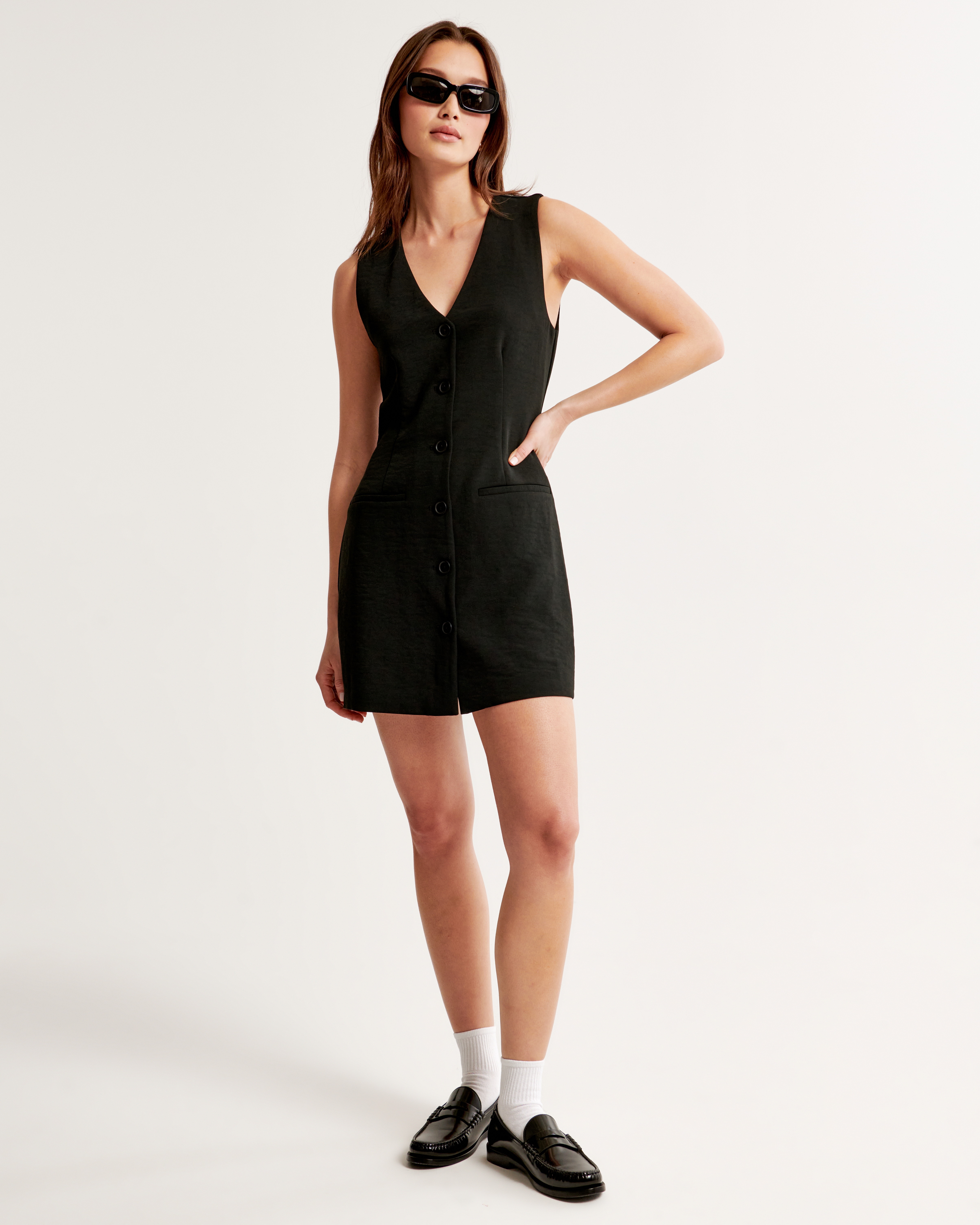 Women's The A&F Mara Vest Mini Dress | Women's Clearance