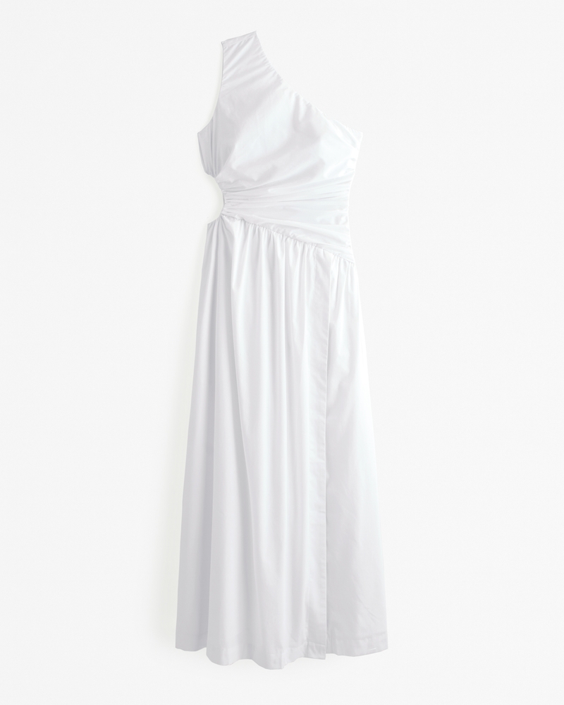 One-Shoulder Cutout Maxi Dress