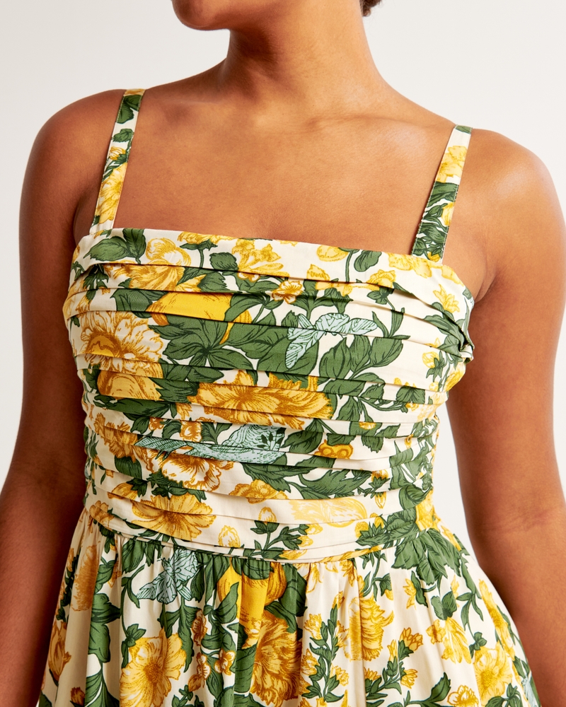 Emerson Poplin Wide Strap Midi Dress