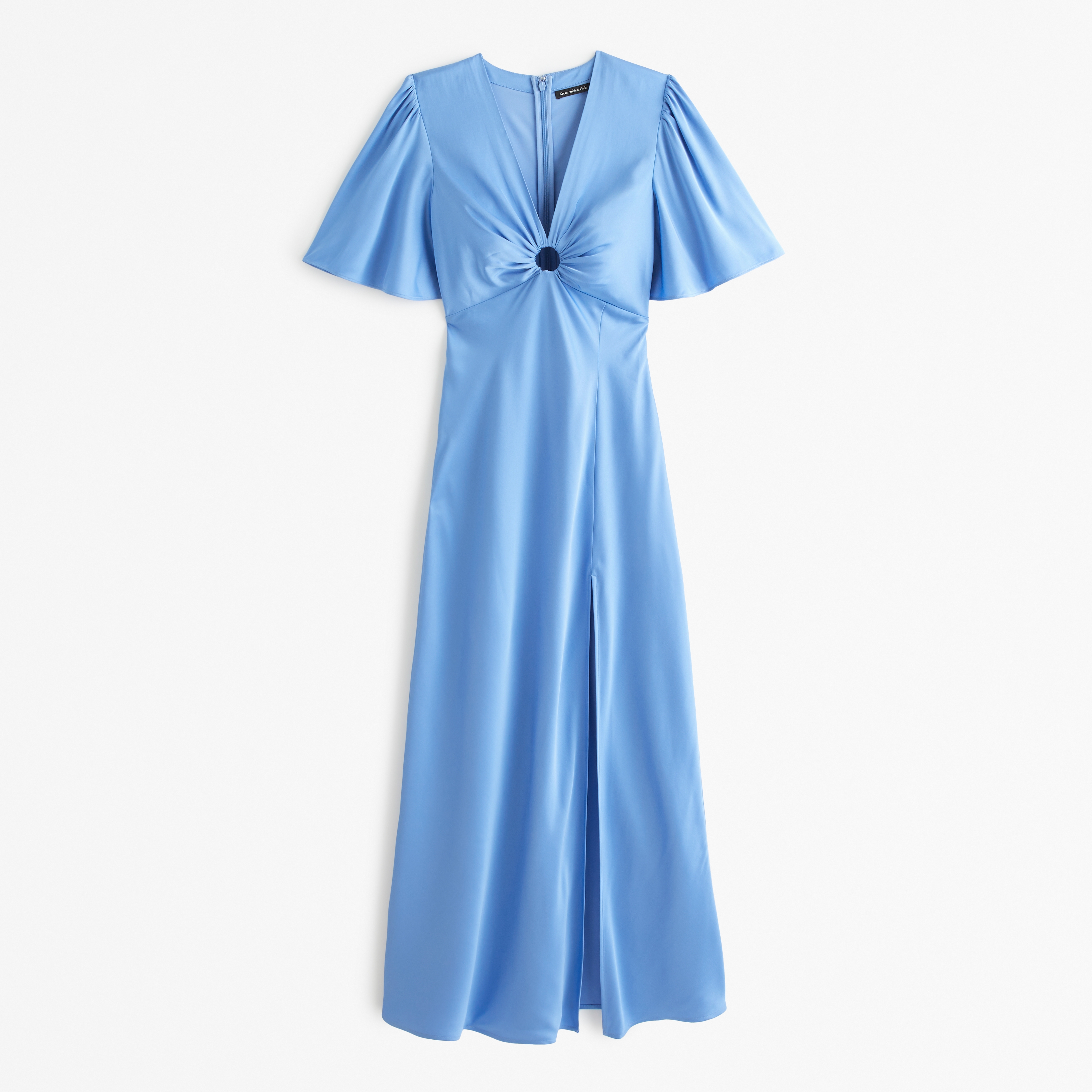 WERTHY ANGEL SLEEVE DRESSネイビーMサイズ Women's Angel Sleeve O-Ring Maxi Dress | Women's Clearance