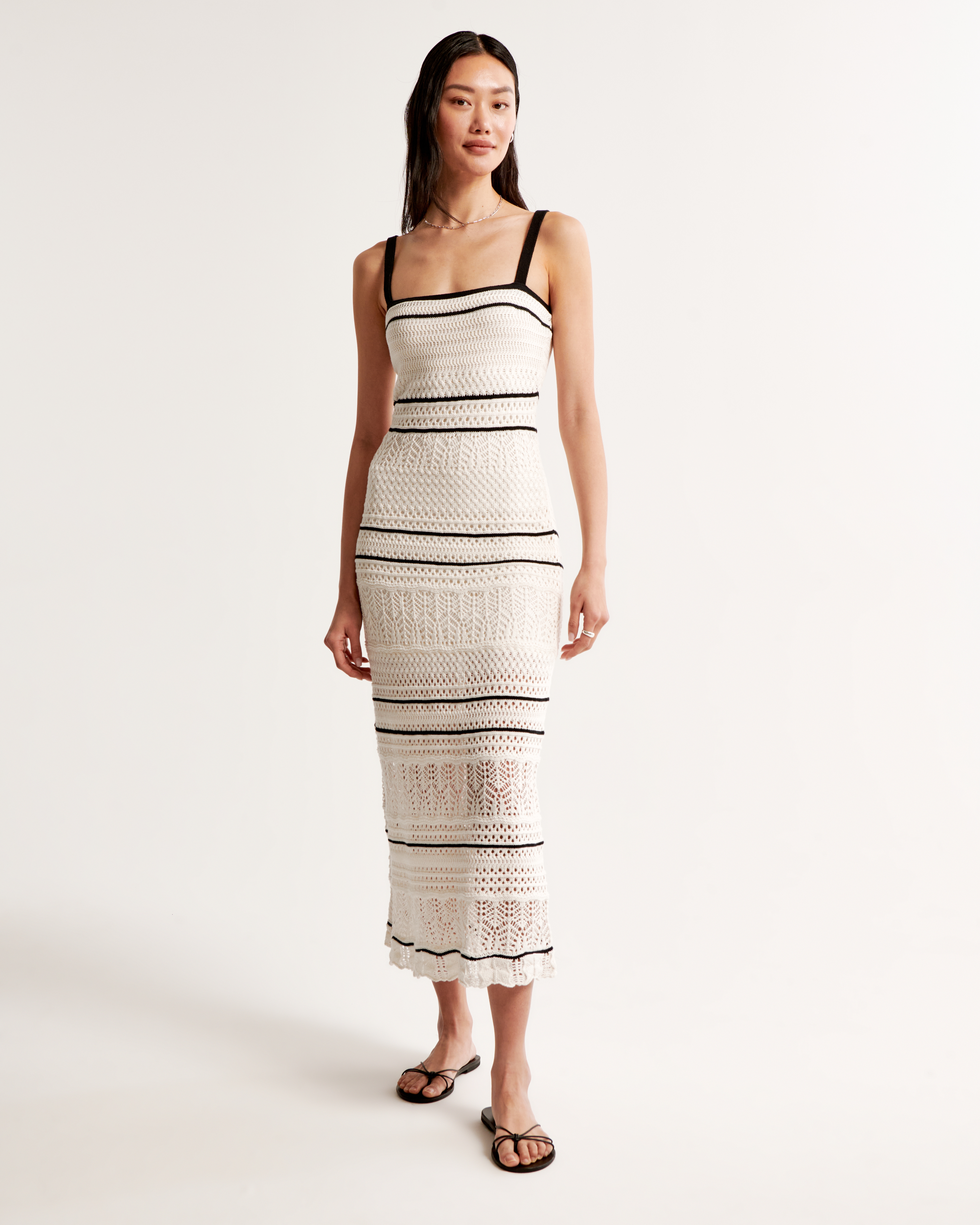 Women s Crochet Style Maxi Dress Women s Clearance Abercrombie