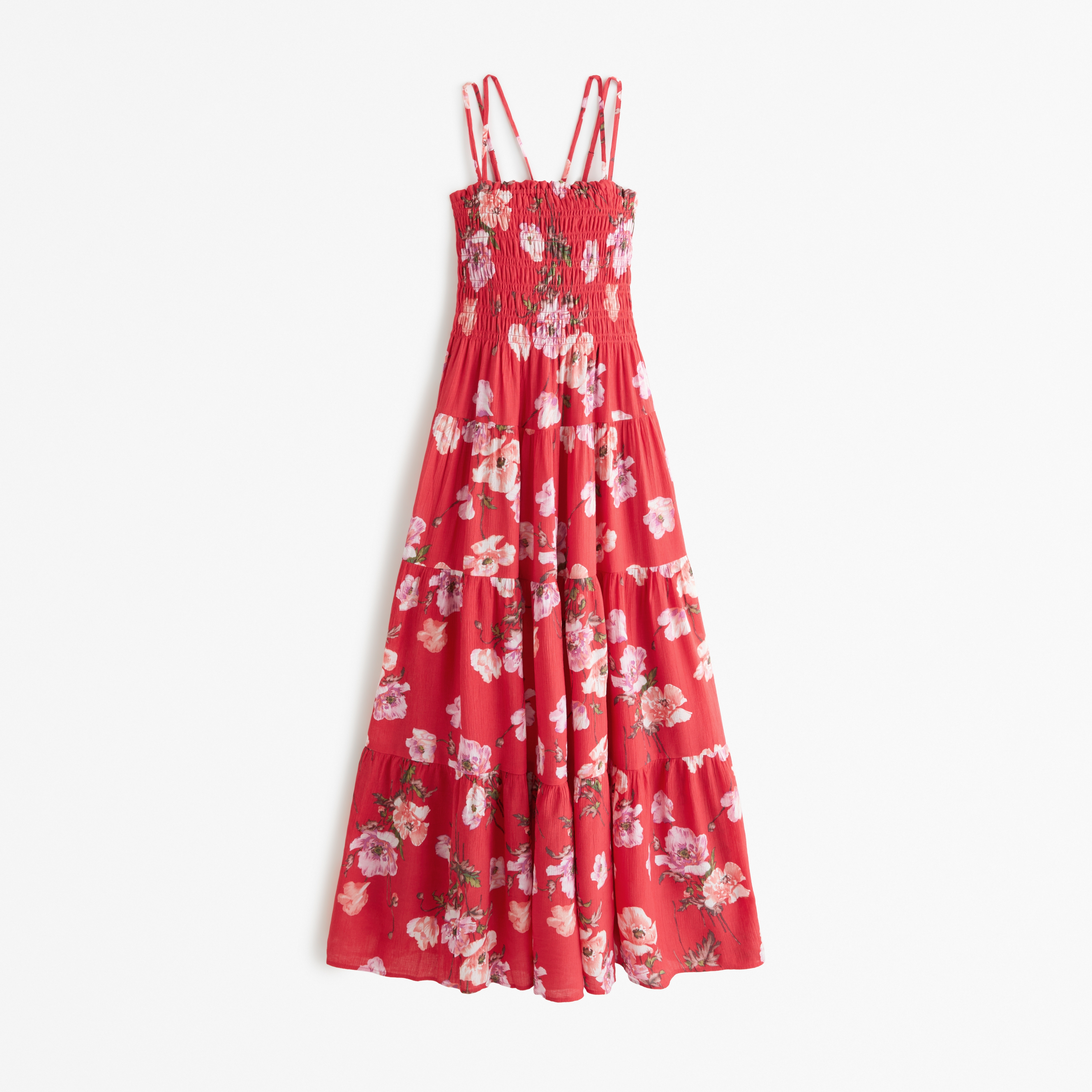 Abercrombie u0026 Fitch Smocked Bodice Maxi Dress | MarketFair Shoppes