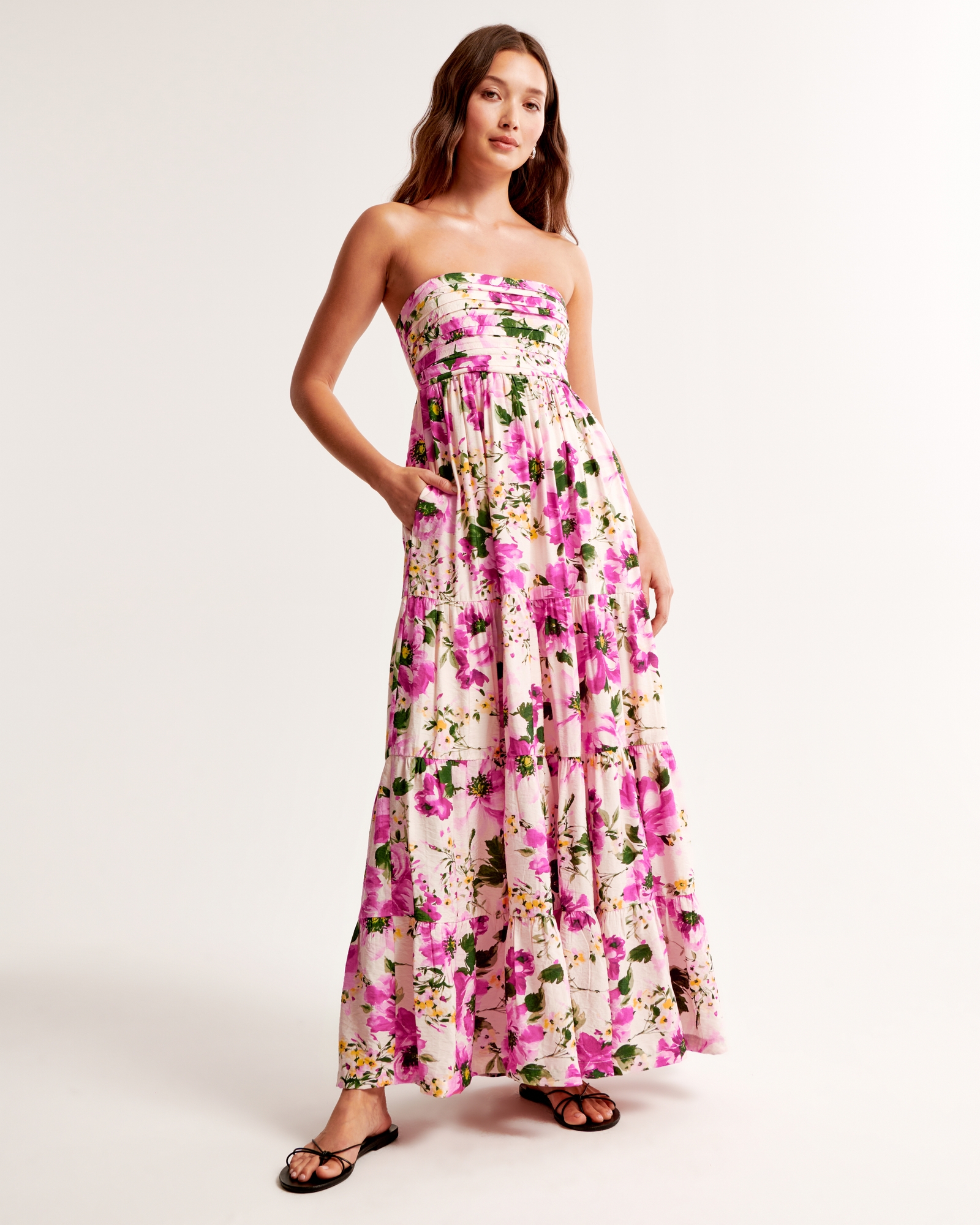 The A&F Emerson Strapless Maxi Dress