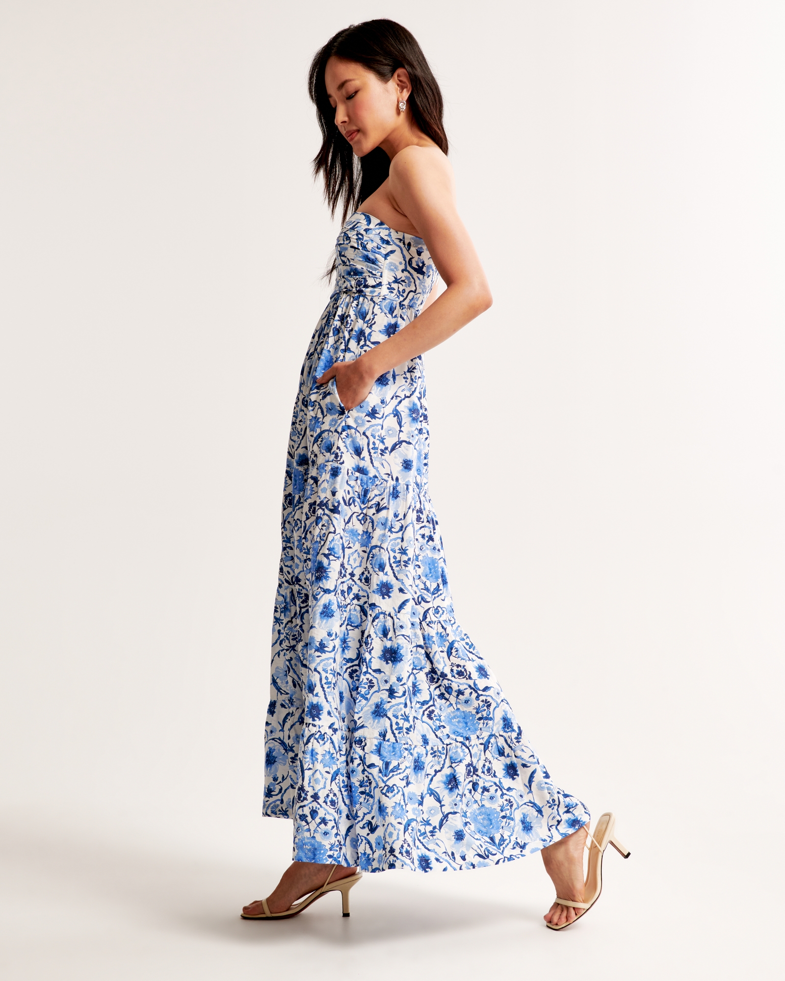 The A&F Emerson Strapless Maxi Dress