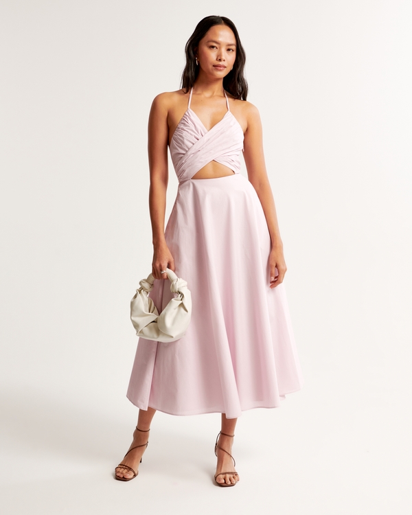 Abercrombie & Fitch seamless skort dress in pink