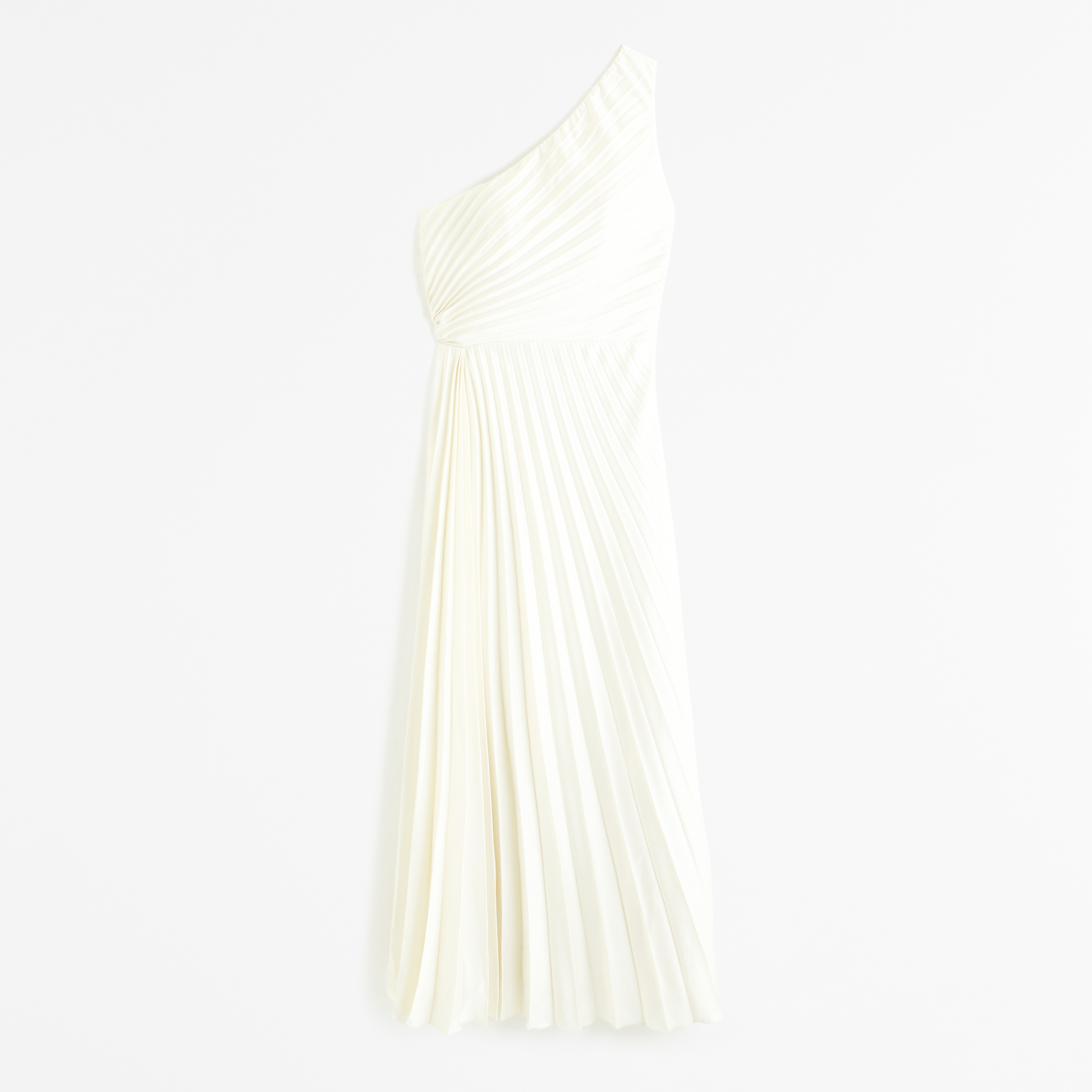 Women's The A&F Giselle Pleated One-Shoulder Maxi Dress | Women's