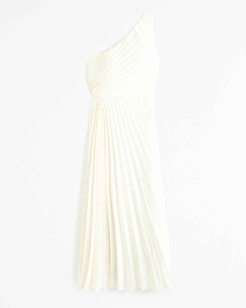 Women's The A&F Giselle Pleated One-Shoulder Maxi Dress Women's The A&F Giselle Pleated One-Shoulder Maxi Dress