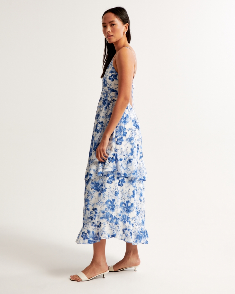 Tiered Ruffle Maxi Dress