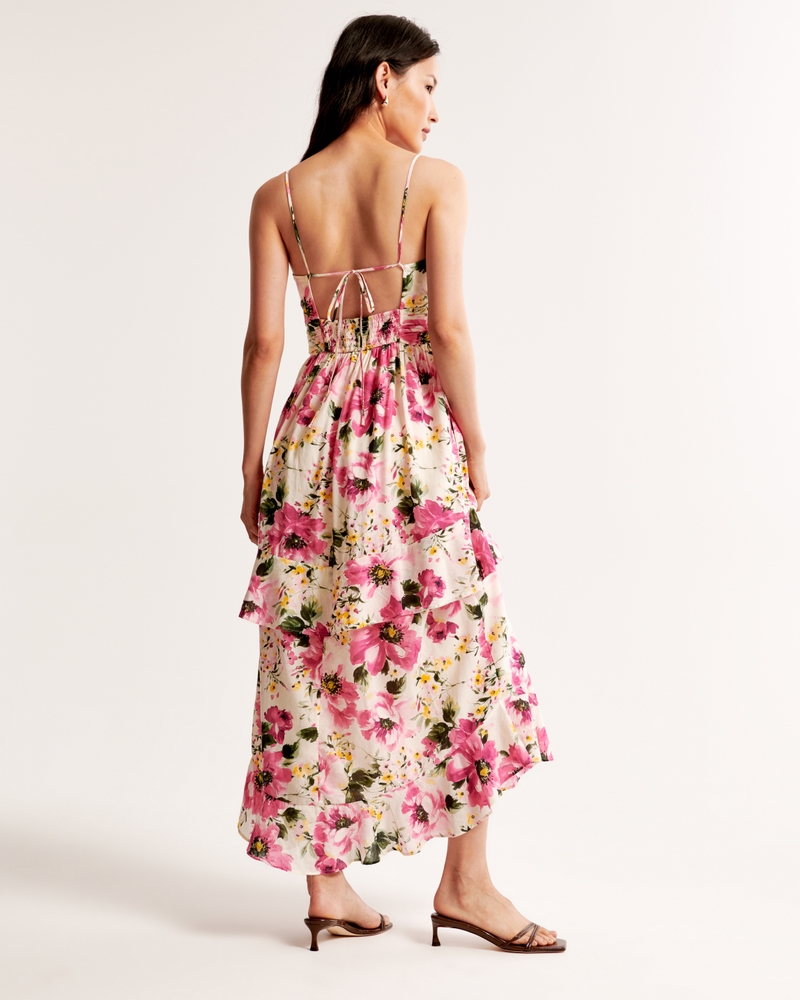 Tiered Ruffle Maxi Dress