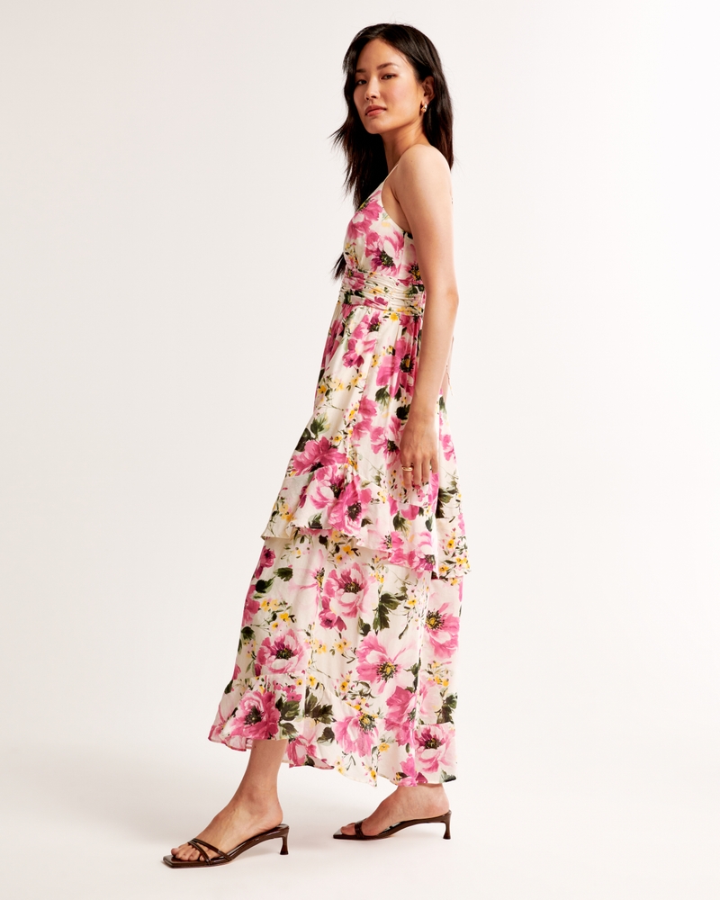 Tiered Ruffle Maxi Dress